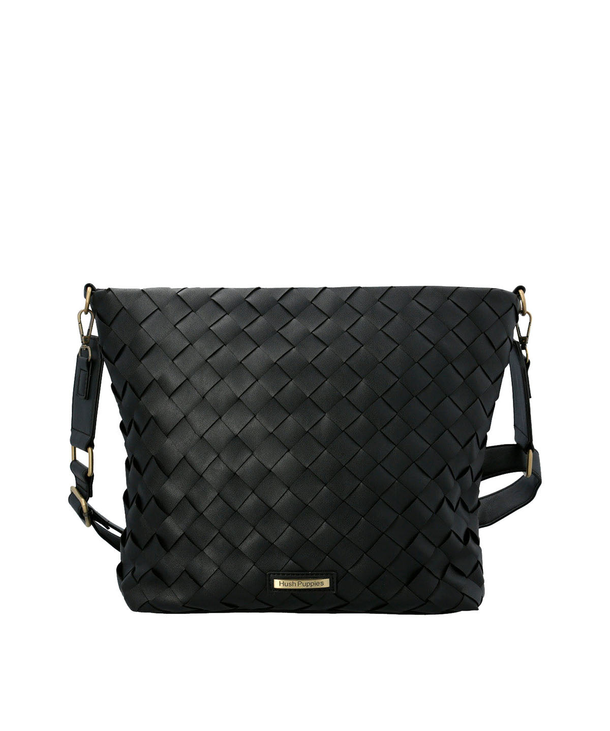 Cartera Ecocuero Mujer Travis Cross Negro Hush Puppies | Hush Puppies