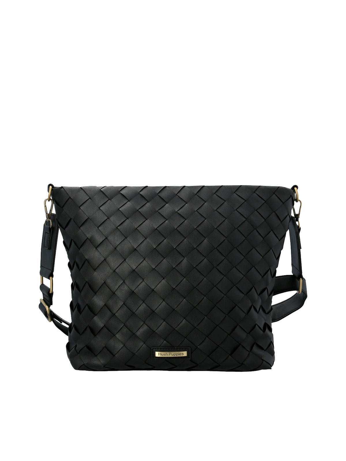 Cartera Ecocuero Mujer Travis Cross Negro Hush Puppies | Hush Puppies