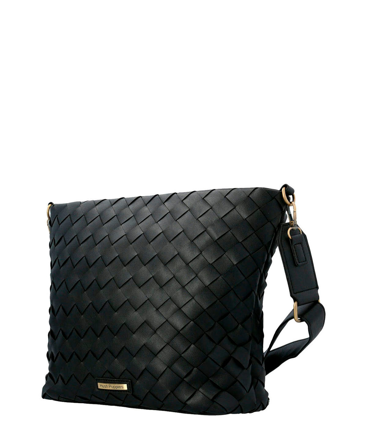 Cartera Ecocuero Mujer Travis Cross Negro Hush Puppies | Hush Puppies