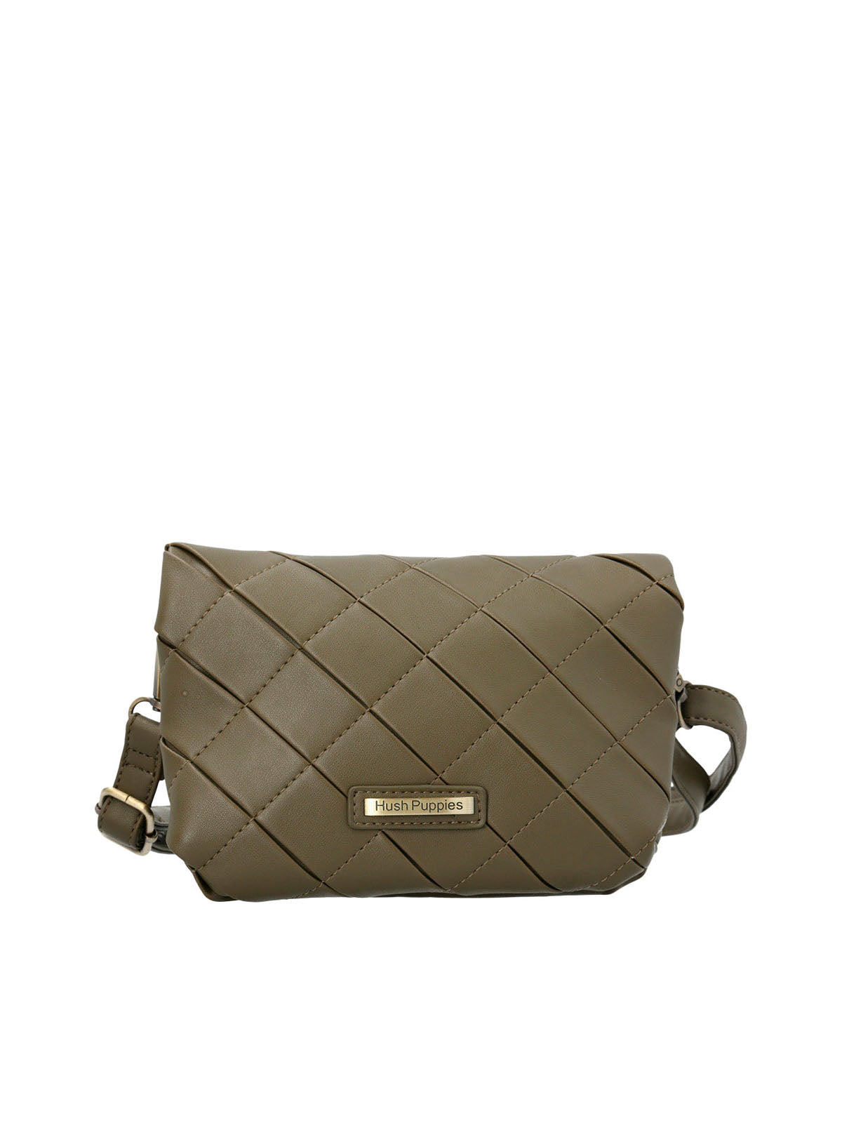 Cartera Ecocuero Mujer Trini Cross Verde Hush Puppies