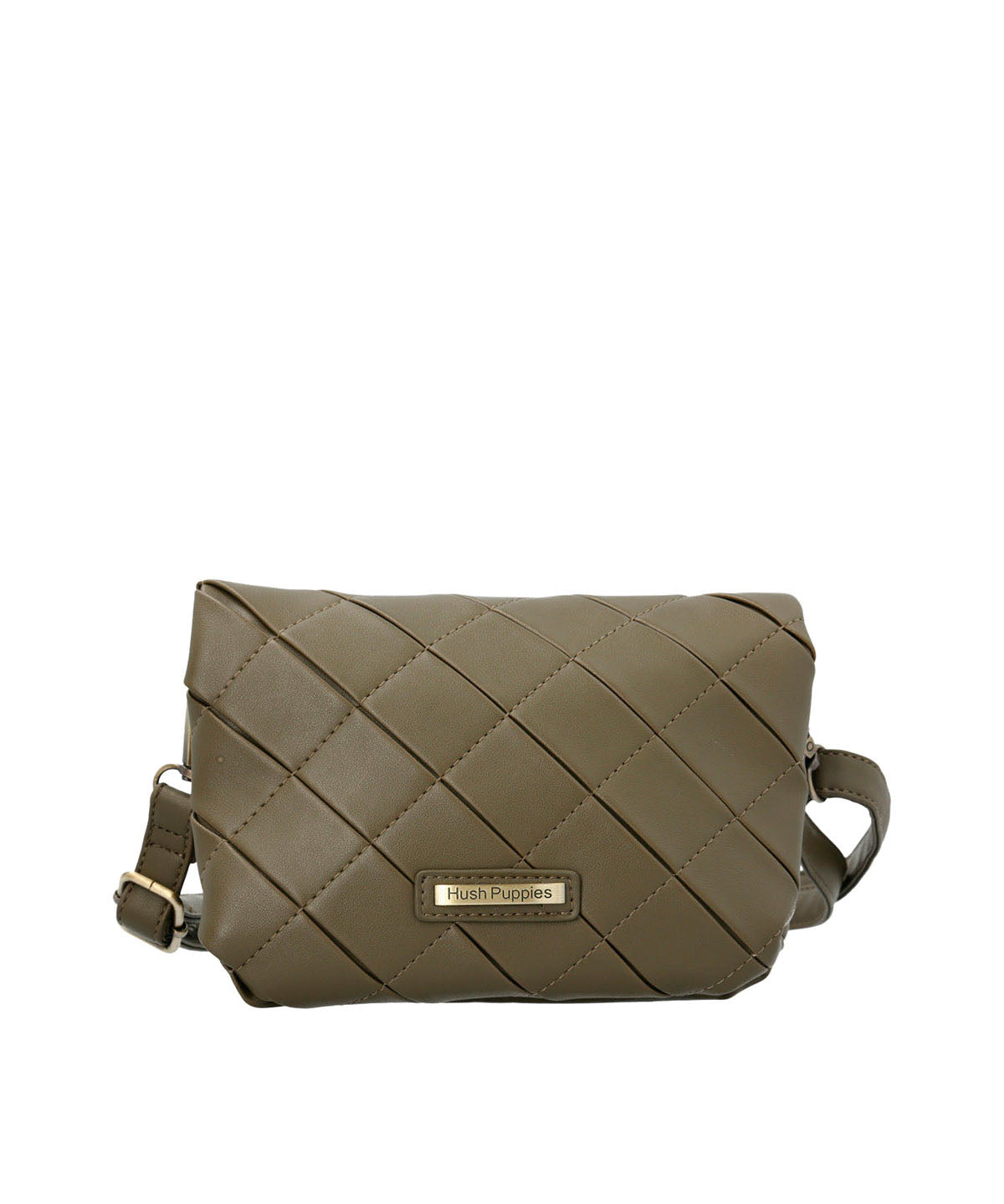 Cartera Ecocuero Mujer Trini Cross Verde Hush Puppies | Hush Puppies