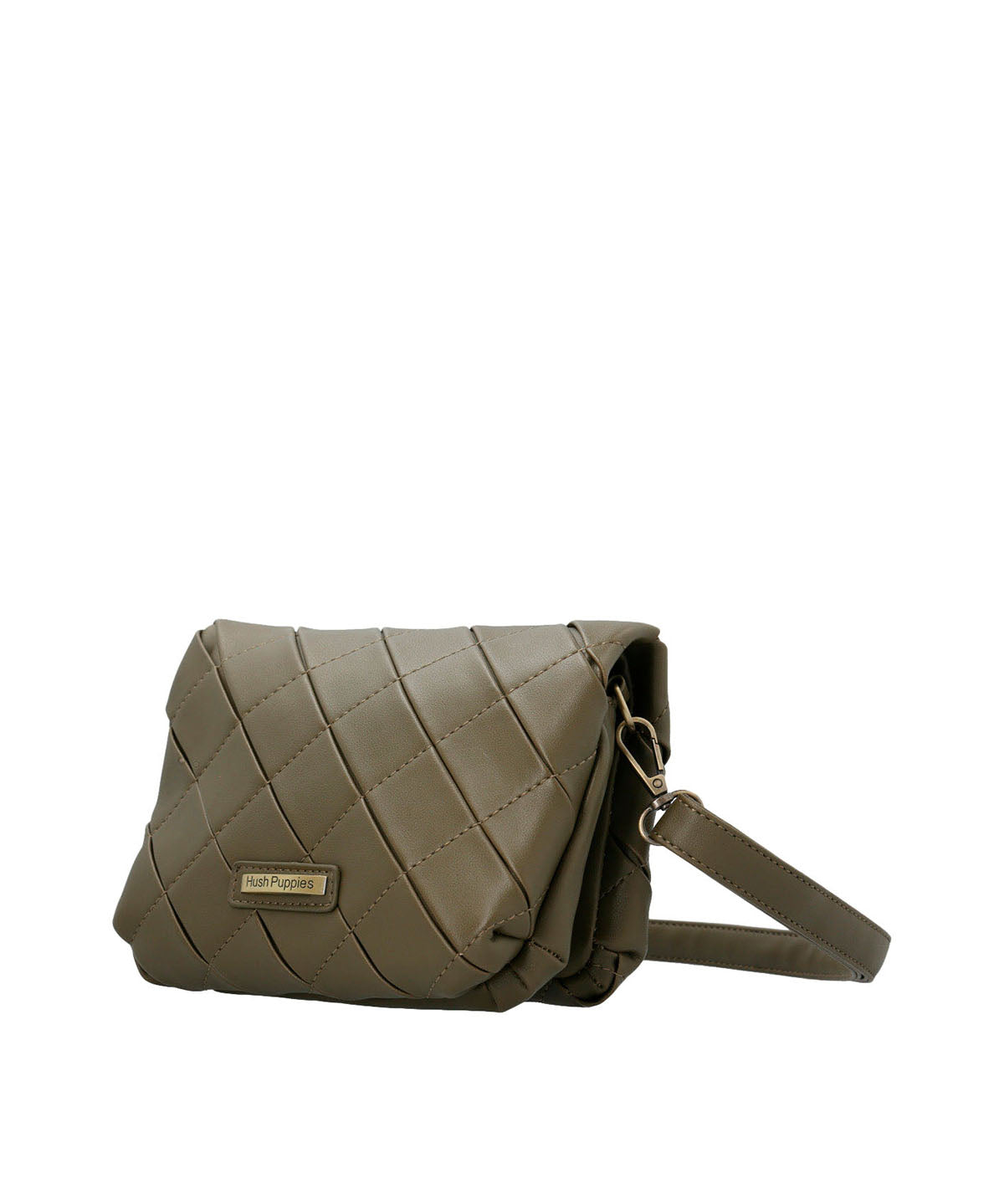 Cartera Ecocuero Mujer Trini Cross Verde Hush Puppies | Hush Puppies