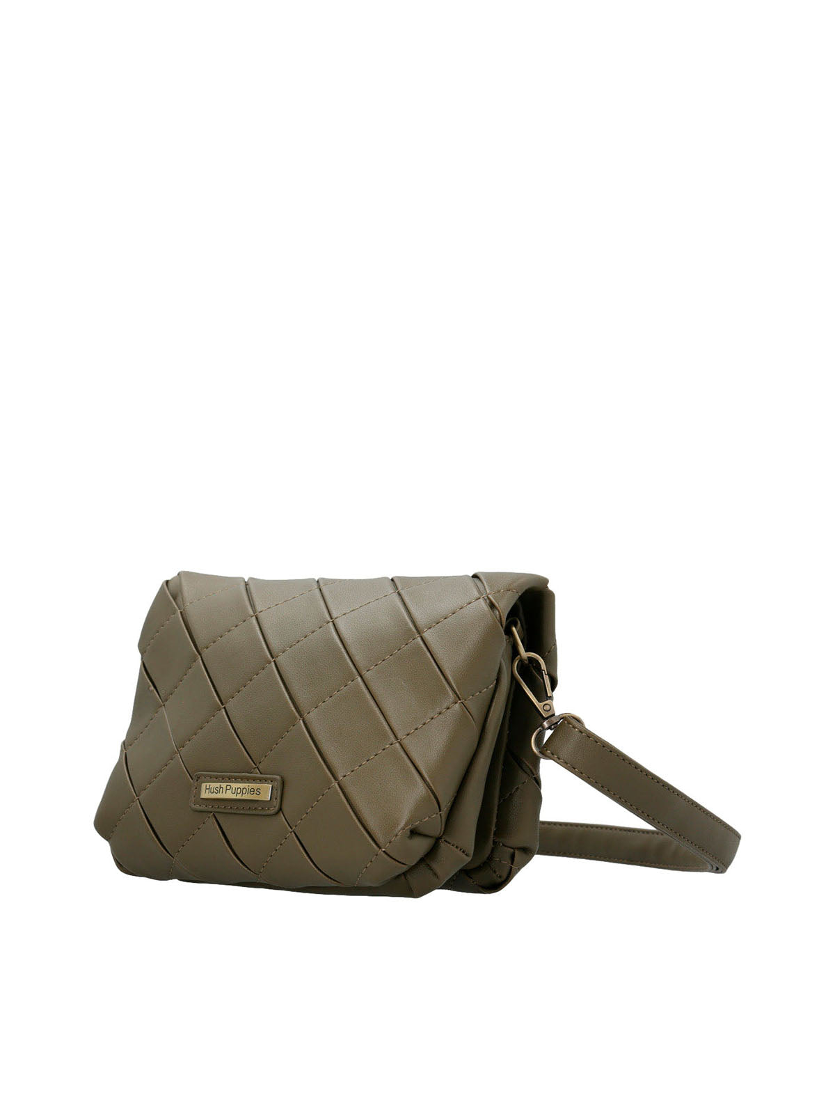 Cartera Ecocuero Mujer Trini Cross Verde Hush Puppies | Hush Puppies