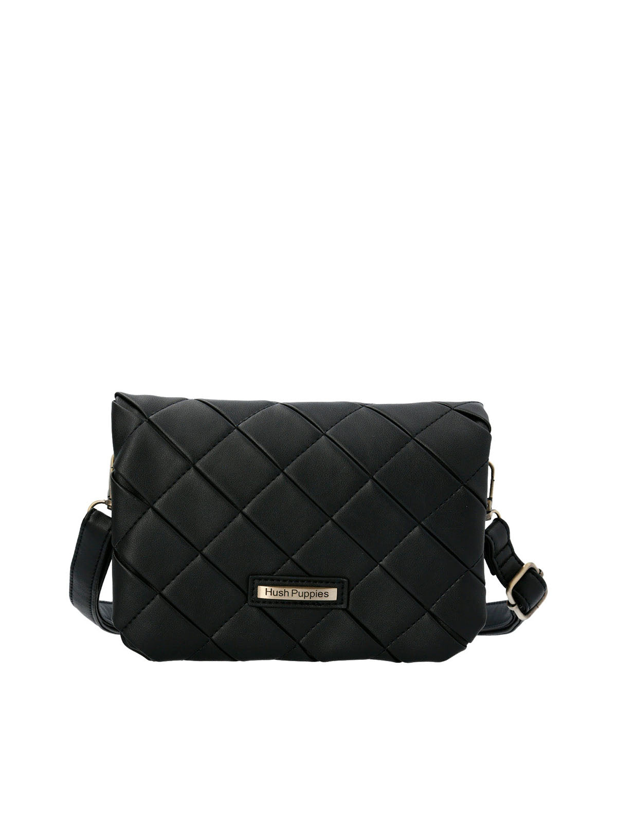 Cartera Ecocuero Mujer Trini Cross Negro Hush Puppies