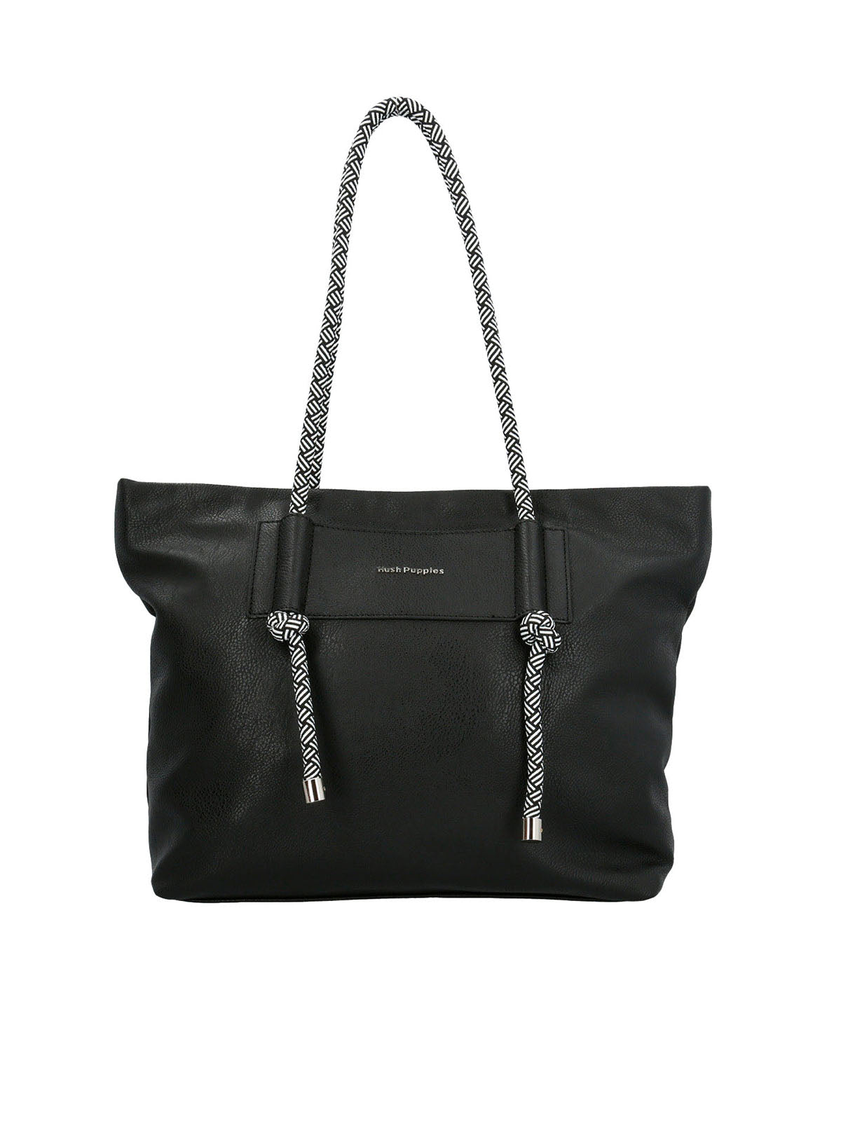 Cartera Ecocuero Mujer Cordy Tote Negro Hush Puppies