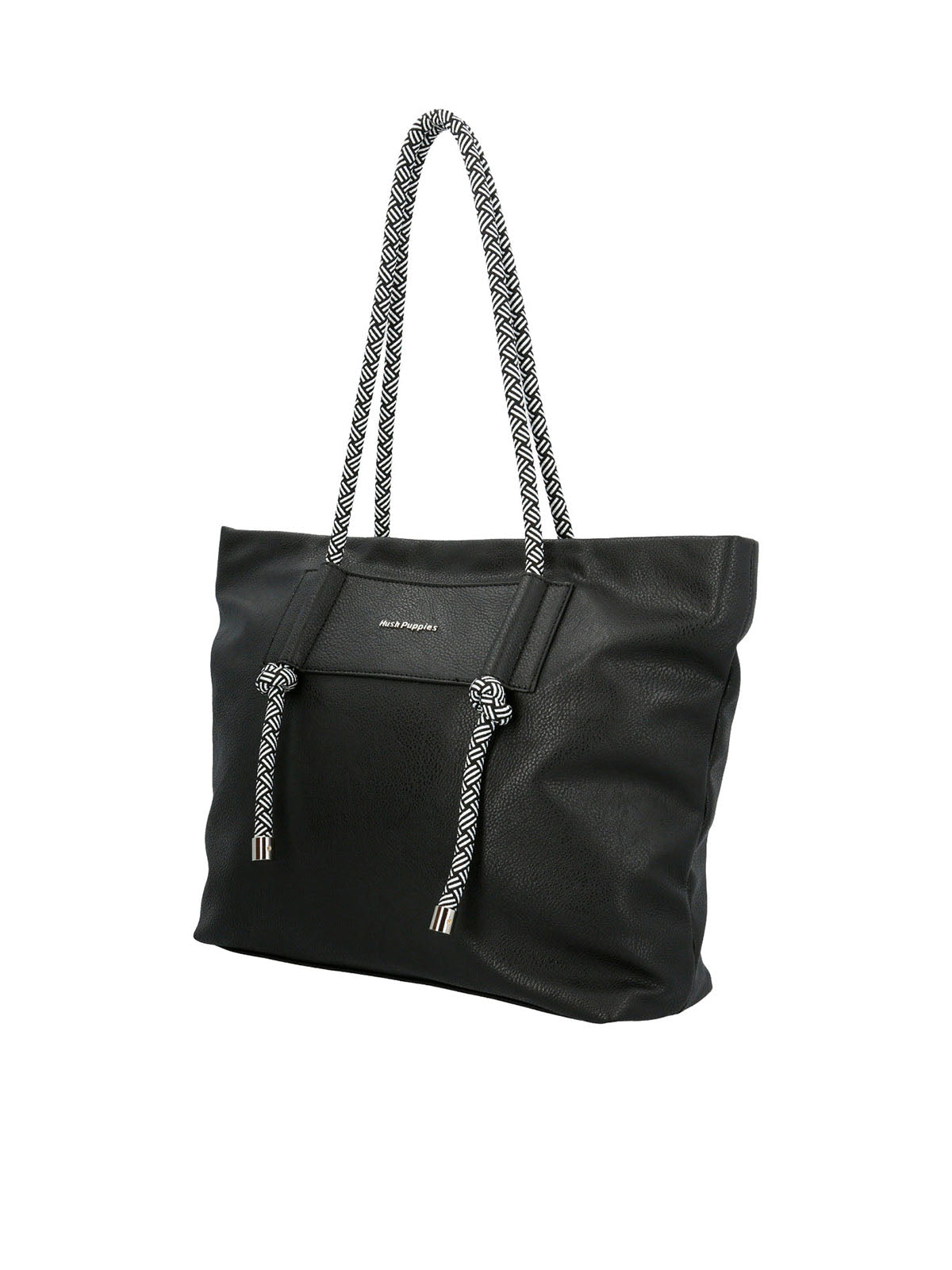 Cartera Ecocuero Mujer Cordy Tote Negro Hush Puppies | Hush Puppies