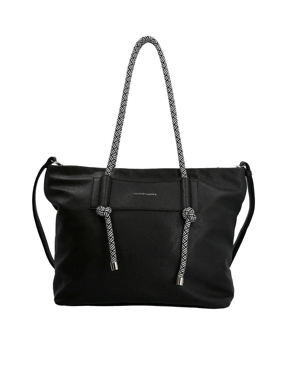 Cartera Ecocuero Mujer Cordy Tote Negro Hush Puppies | Hush Puppies