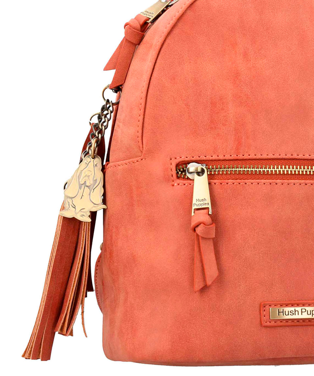 Mochila Ecocuero Mujer Daphne Back Naranjo Hush Puppies | Hush Puppies
