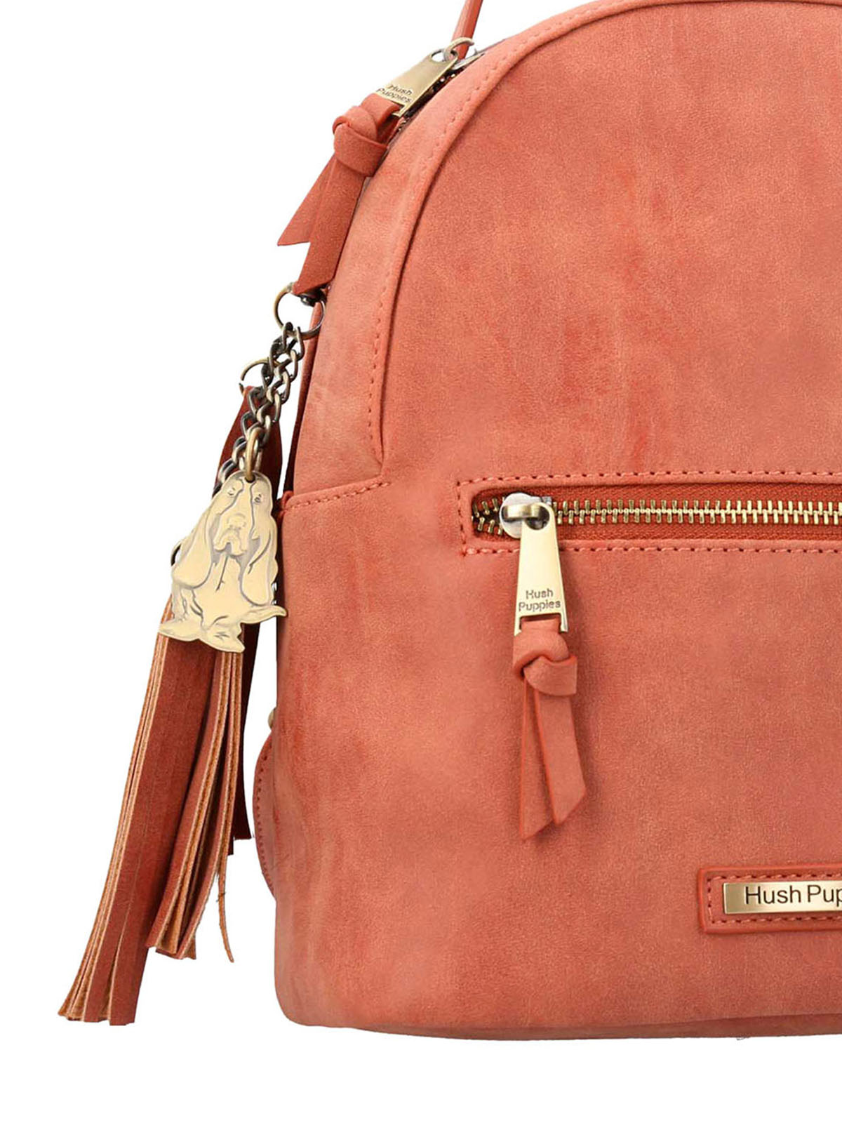 Mochila Ecocuero Mujer Daphne Back Naranjo Hush Puppies | Hush Puppies