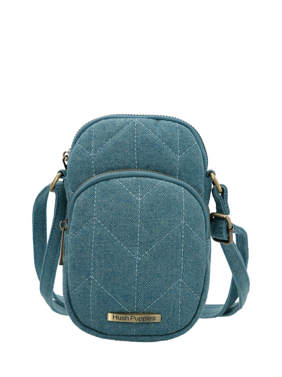 Cartera Textil Mujer Jesse Cross Azul Hush Puppies