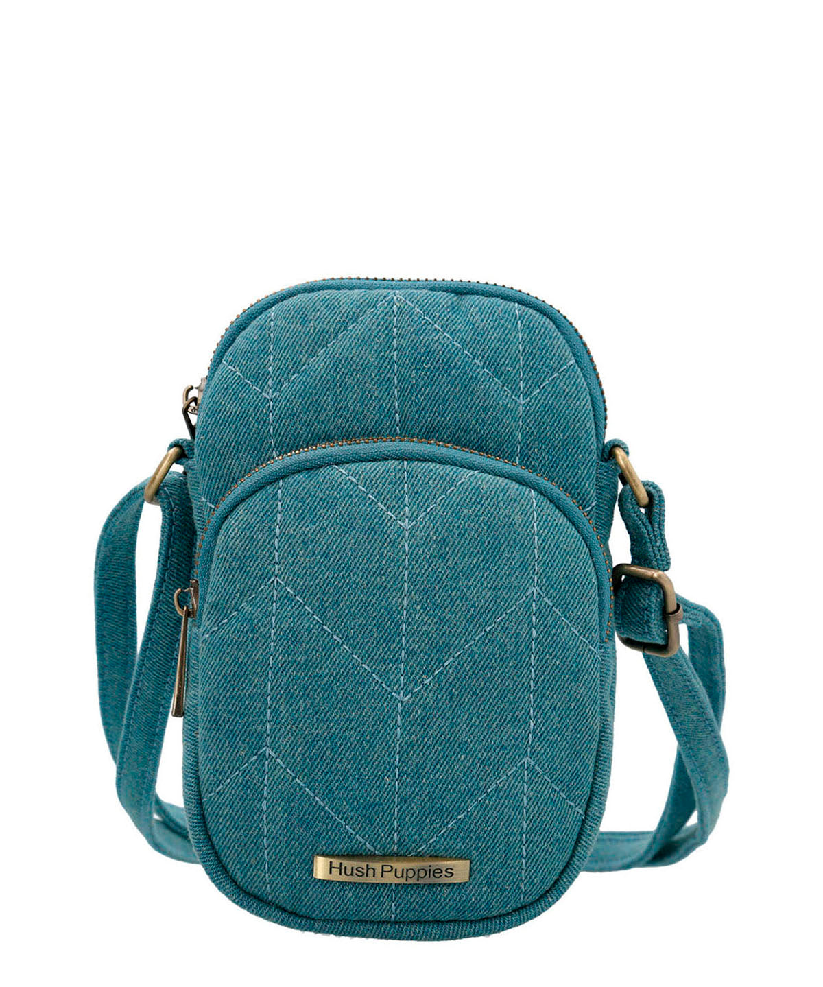 Cartera Textil Mujer Jesse Cross Azul Hush Puppies | Hush Puppies
