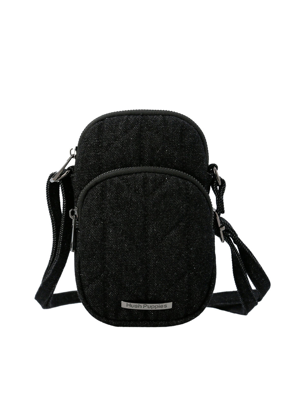 Cartera Textil Mujer Jesse Cross Negro Hush Puppies | Hush Puppies