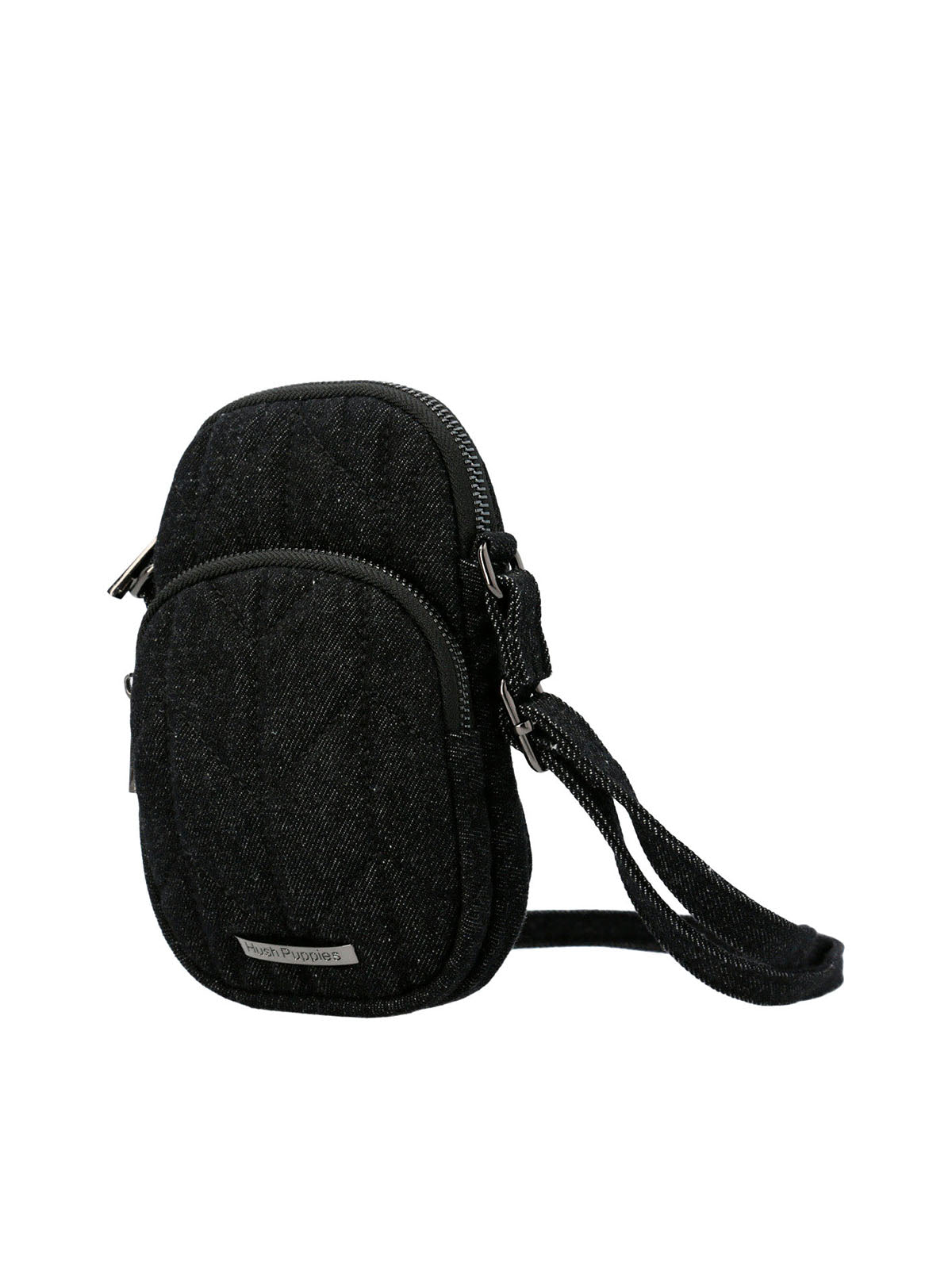 Cartera Textil Mujer Jesse Cross Negro Hush Puppies | Hush Puppies