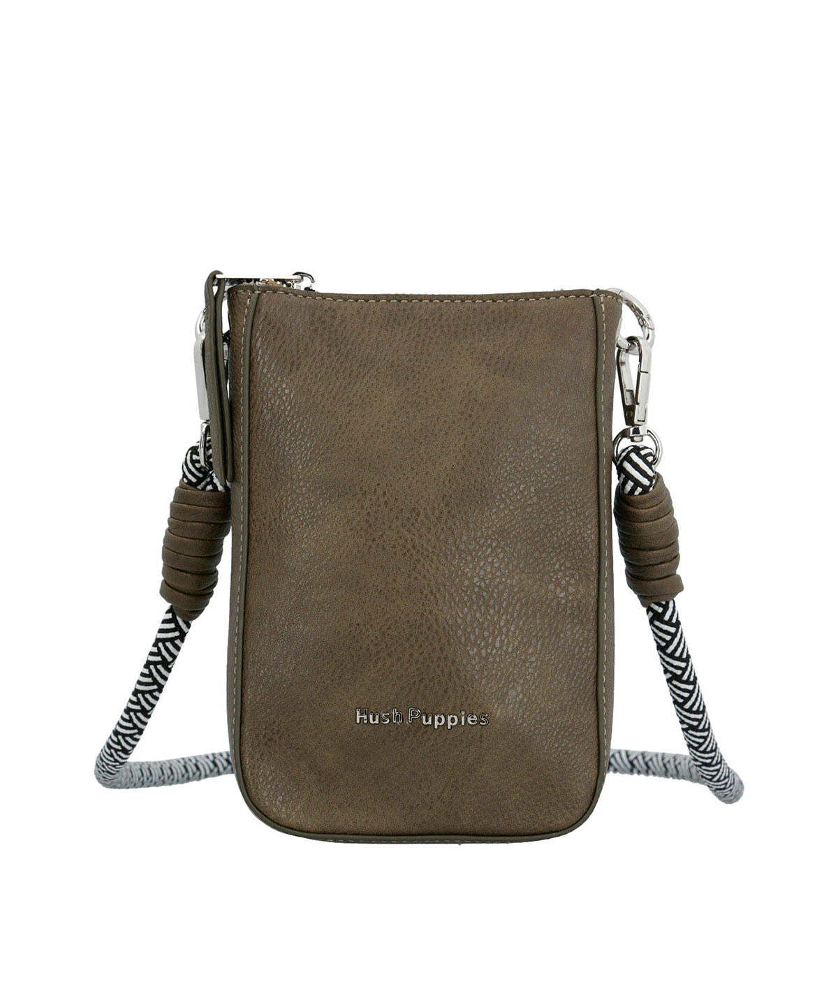 Cartera Ecocuero Mujer Cordy Cross Verde Hush Puppies | Hush Puppies