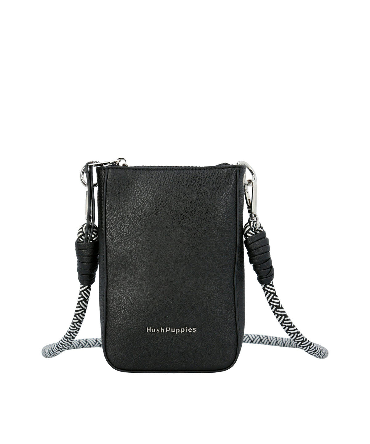 Cartera Ecocuero Mujer Cordy Cross Negro Hush Puppies | Hush Puppies