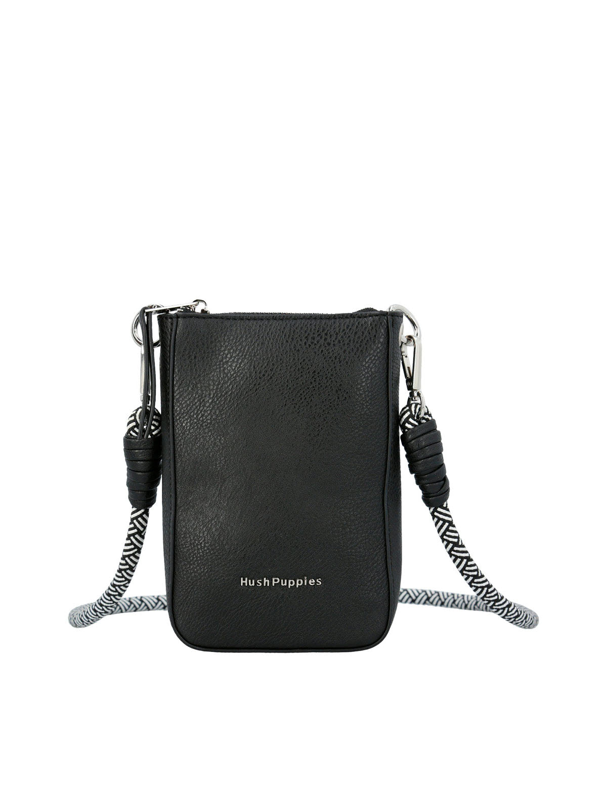 Cartera Ecocuero Mujer Cordy Cross Negro Hush Puppies | Hush Puppies