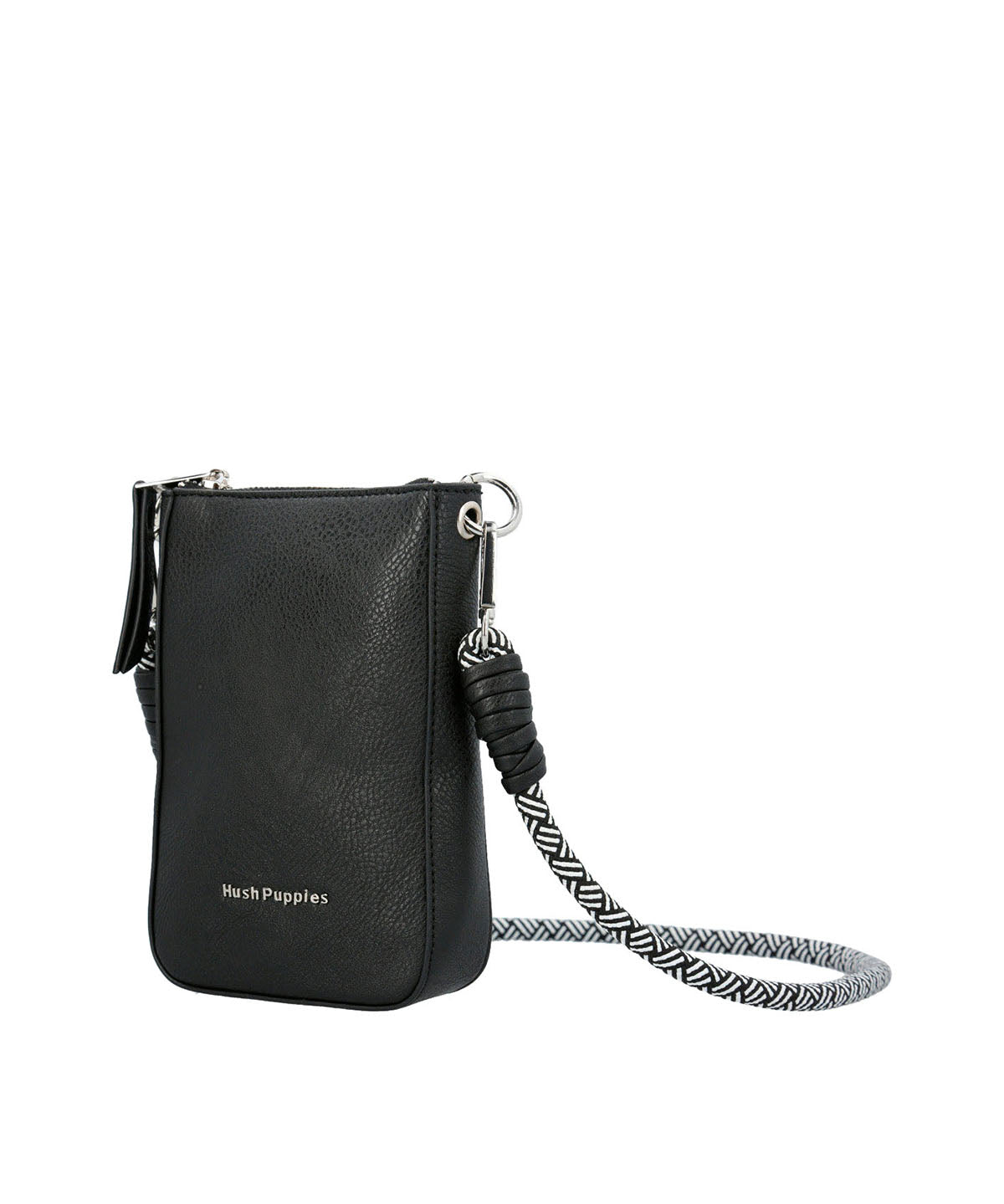 Cartera Ecocuero Mujer Cordy Cross Negro Hush Puppies | Hush Puppies