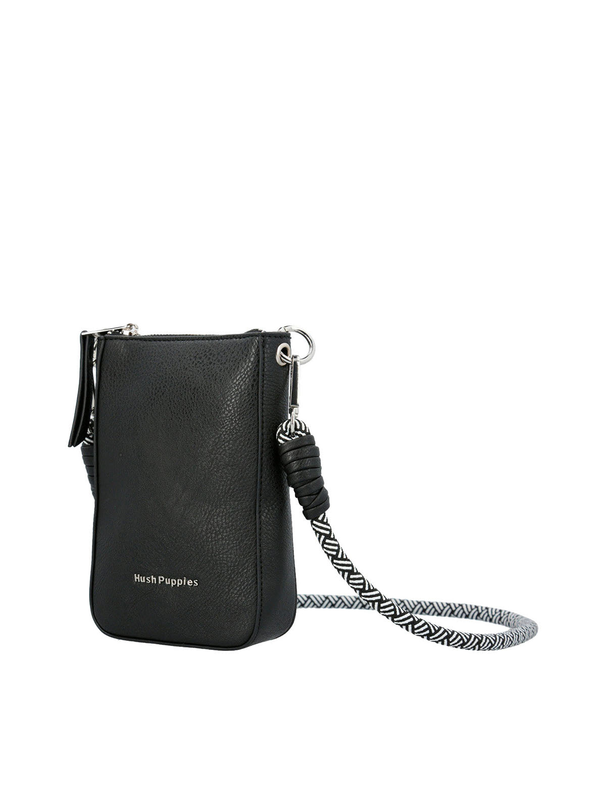 Cartera Ecocuero Mujer Cordy Cross Negro Hush Puppies | Hush Puppies