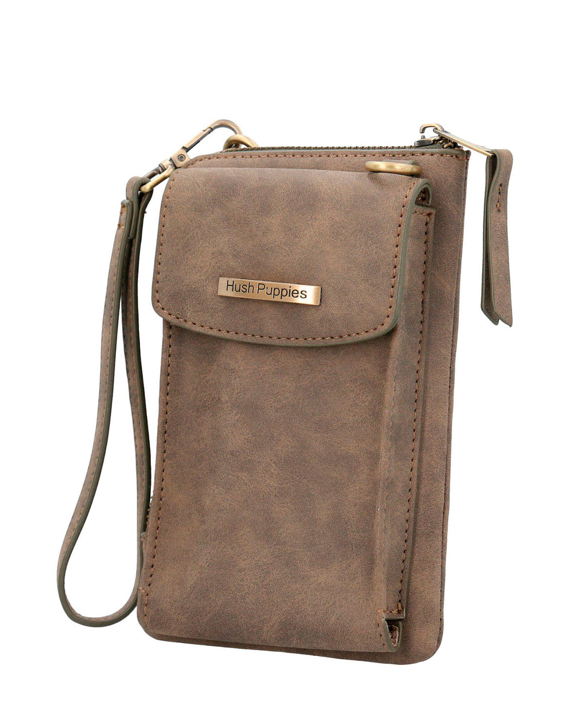 Cartera Ecocuero Mujer Doris Cross Café Hush Puppies | Hush Puppies