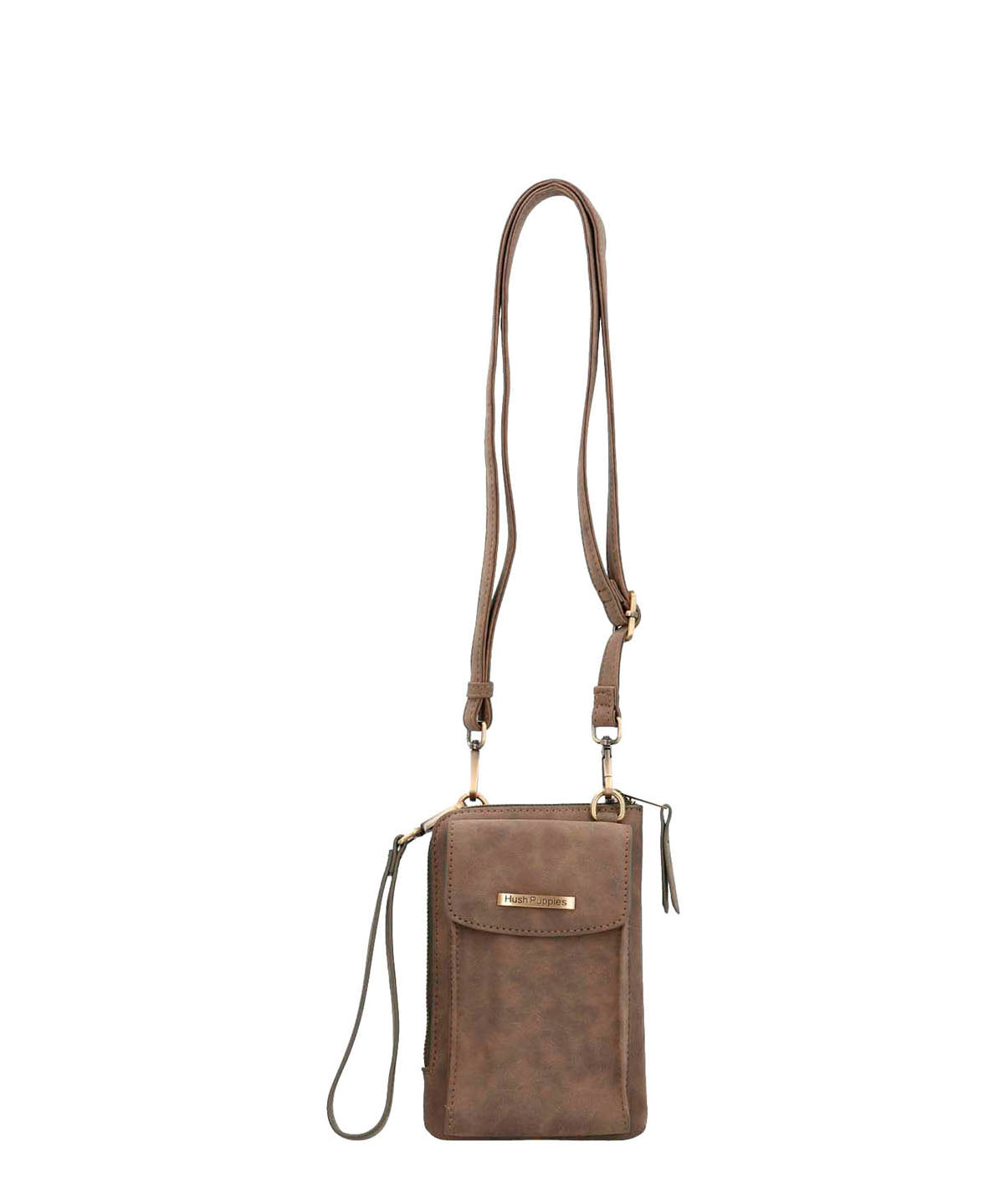 Cartera Ecocuero Mujer Doris Cross Café Hush Puppies | Hush Puppies