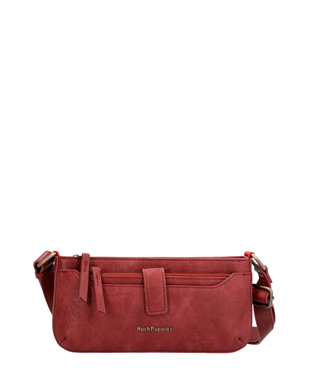 Cartera Ecocuero Mujer Drina Cross Rojo Hush Puppies | Hush Puppies