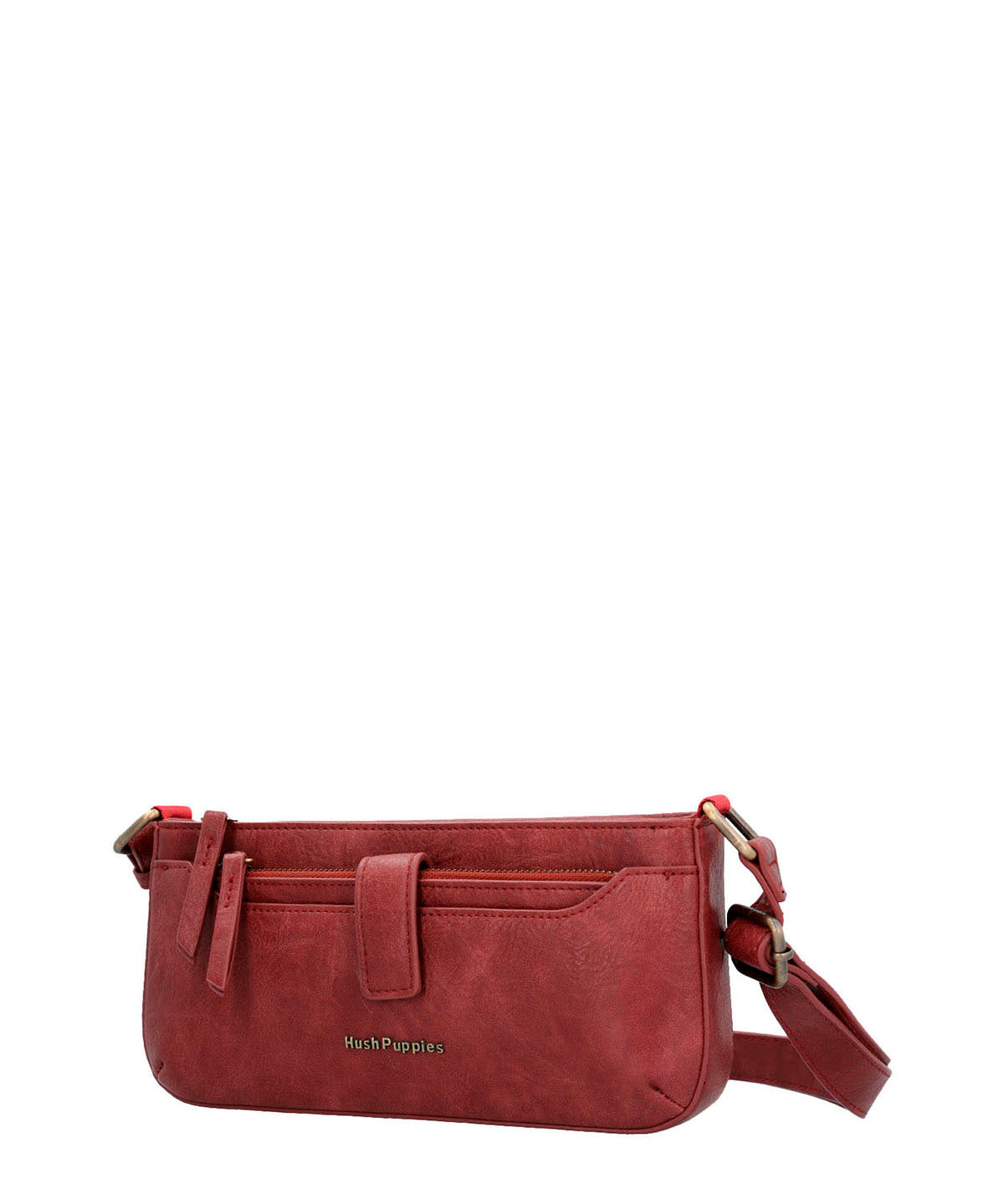 Cartera Ecocuero Mujer Drina Cross Rojo Hush Puppies | Hush Puppies