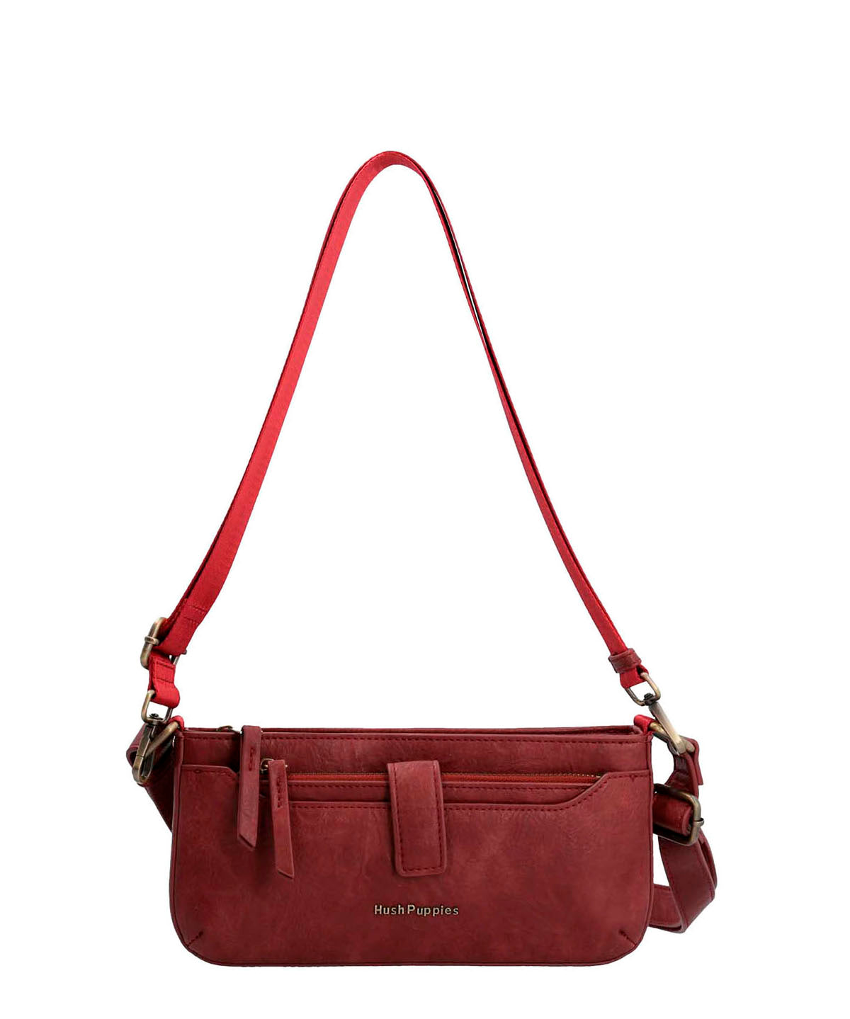 Cartera Ecocuero Mujer Drina Cross Rojo Hush Puppies | Hush Puppies