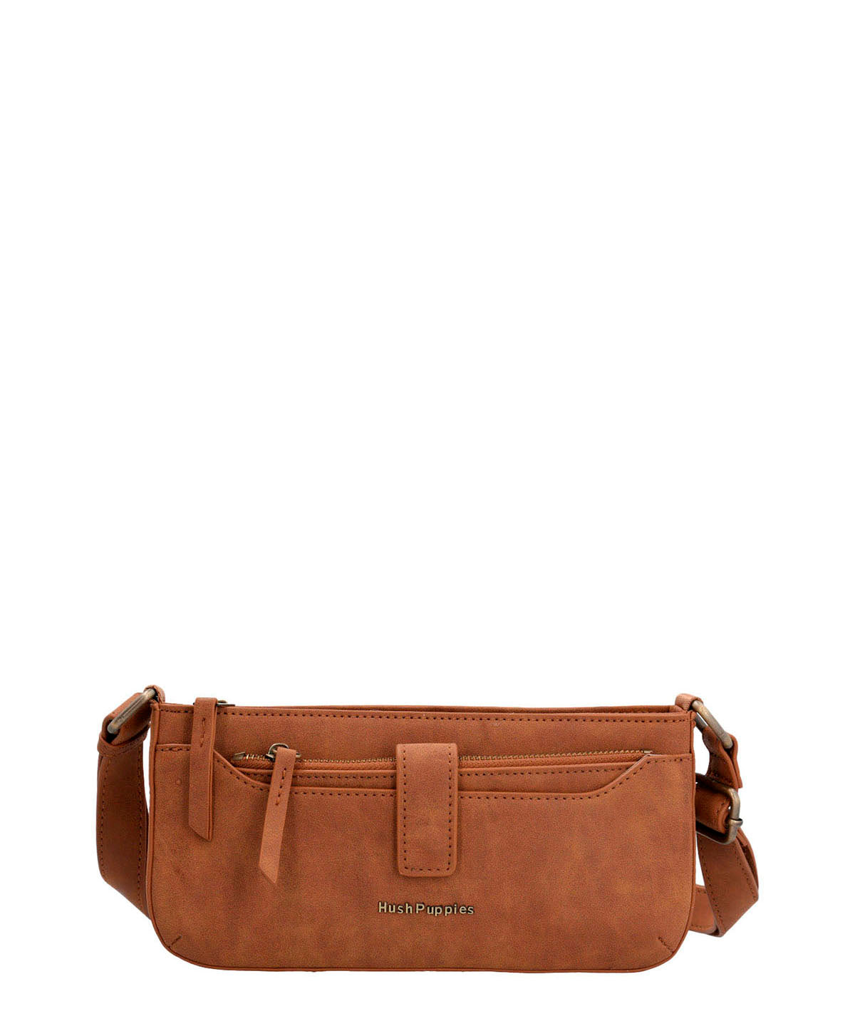 Cartera Ecocuero Mujer Drina Cross Café Hush Puppies | Hush Puppies