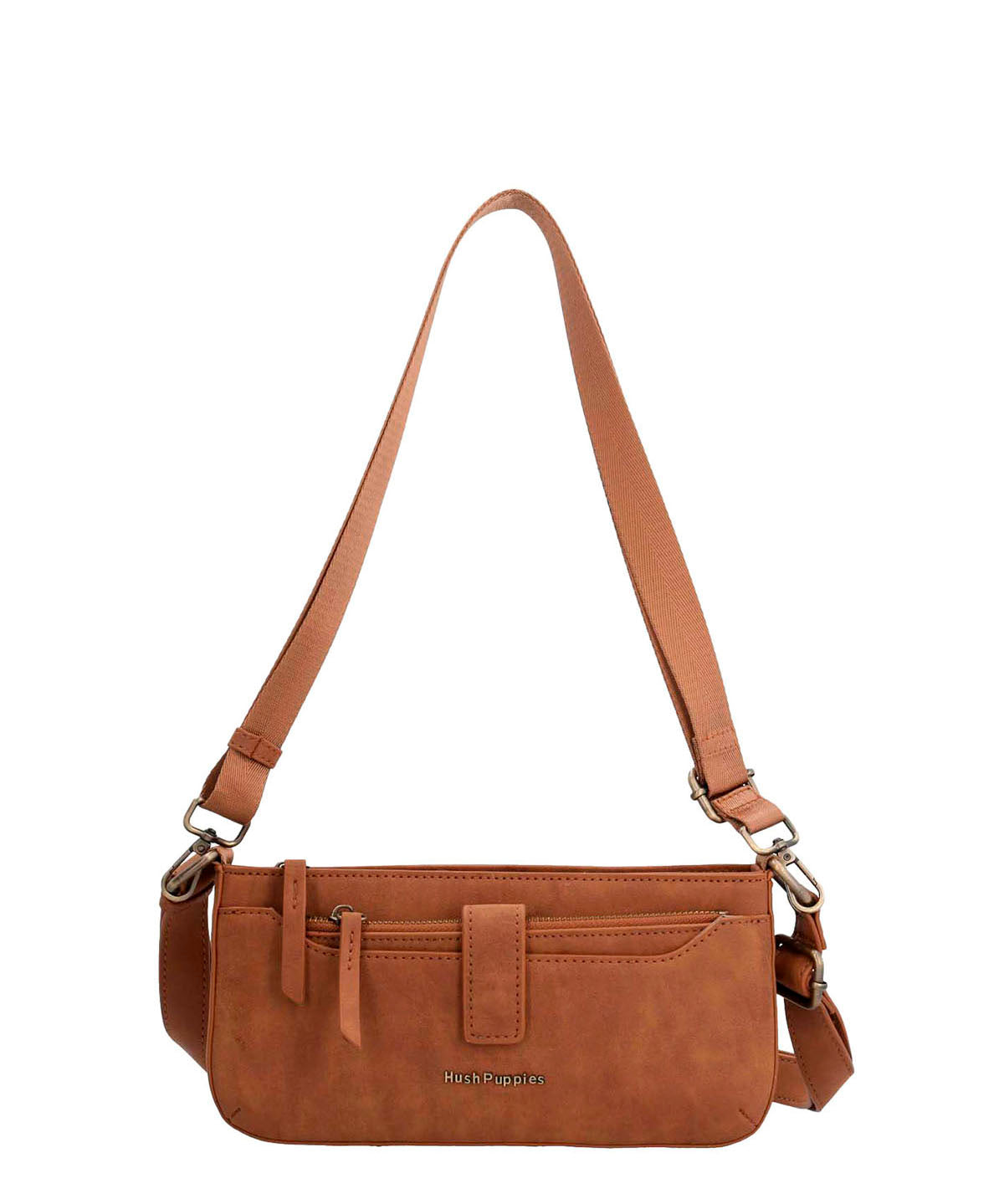 Cartera Ecocuero Mujer Drina Cross Café Hush Puppies | Hush Puppies