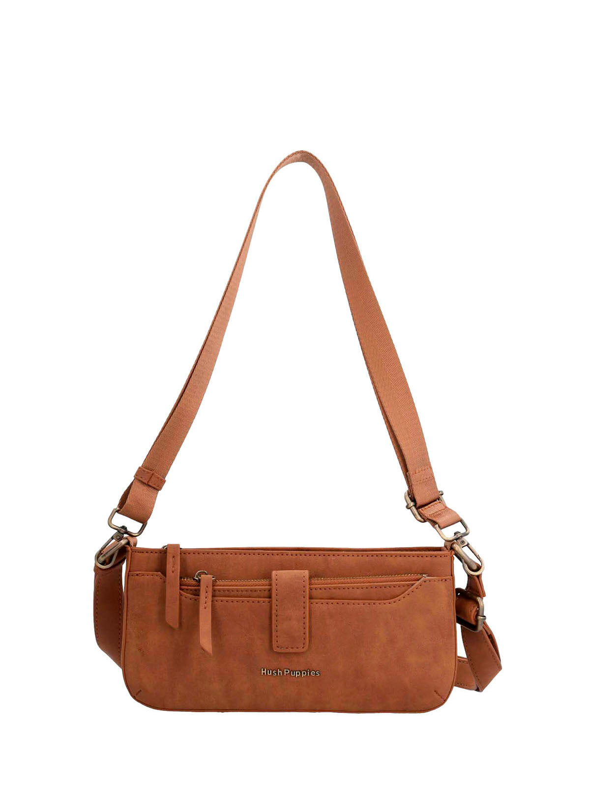 Cartera Ecocuero Mujer Drina Cross Café Hush Puppies | Hush Puppies