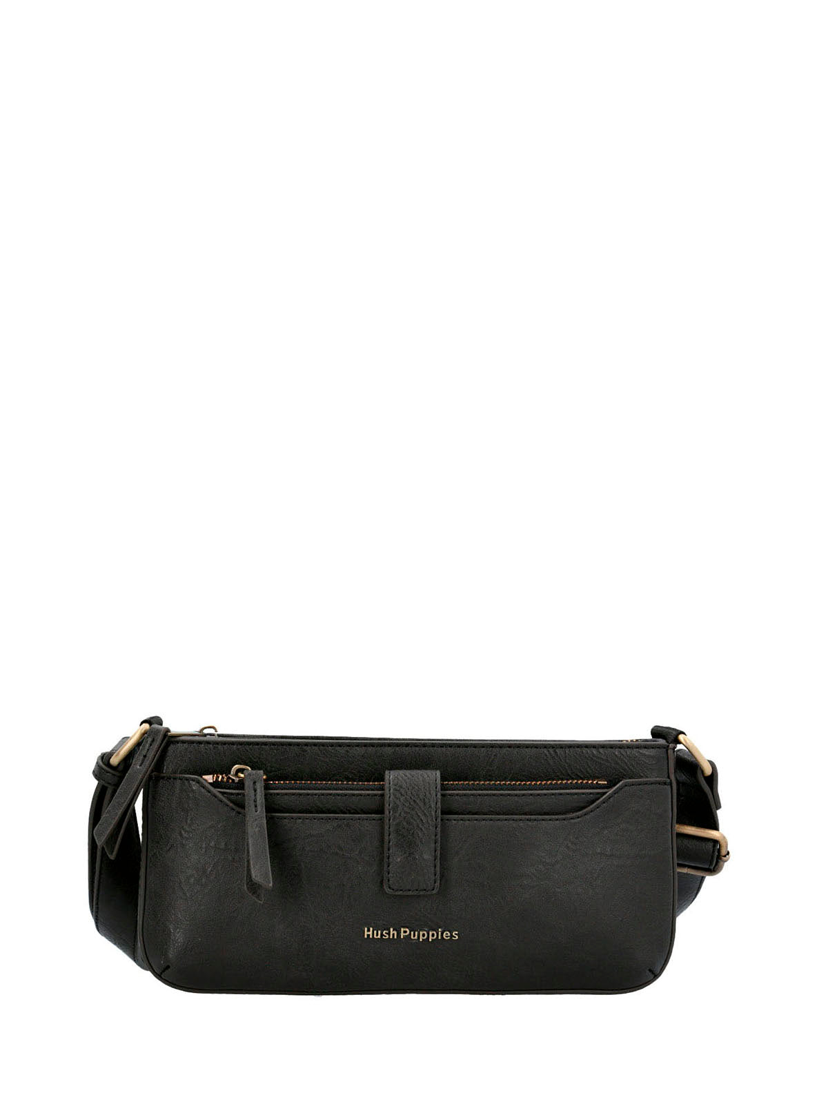 Cartera Ecocuero Mujer Drina Cross Negro Hush Puppies