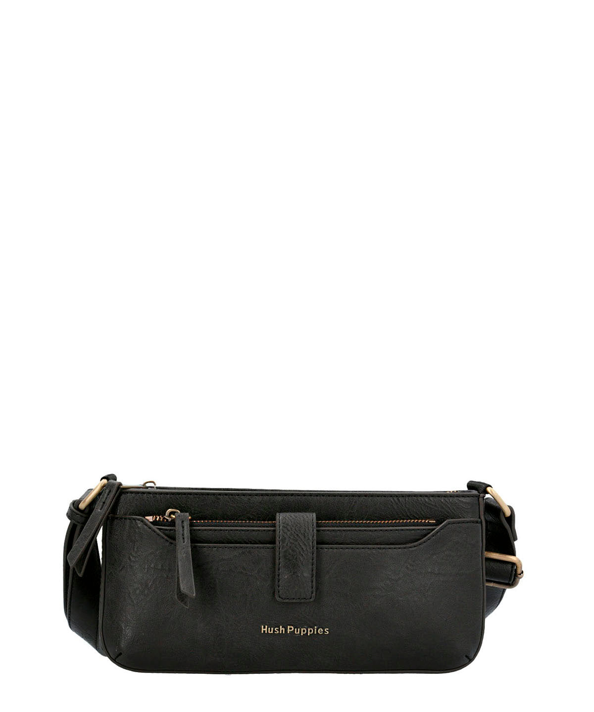 Cartera Ecocuero Mujer Drina Cross Negro Hush Puppies | Hush Puppies