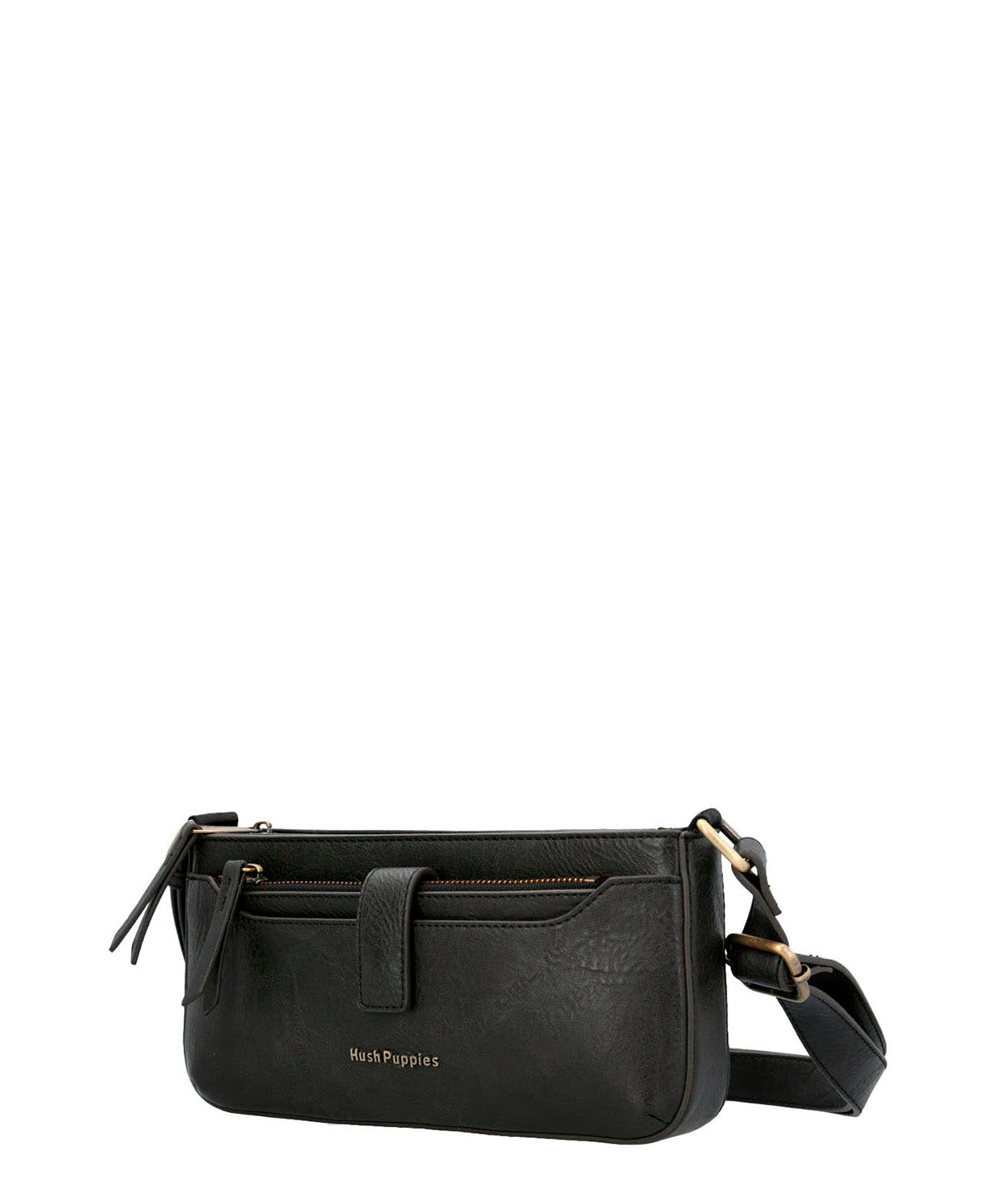 Cartera Ecocuero Mujer Drina Cross Negro Hush Puppies | Hush Puppies