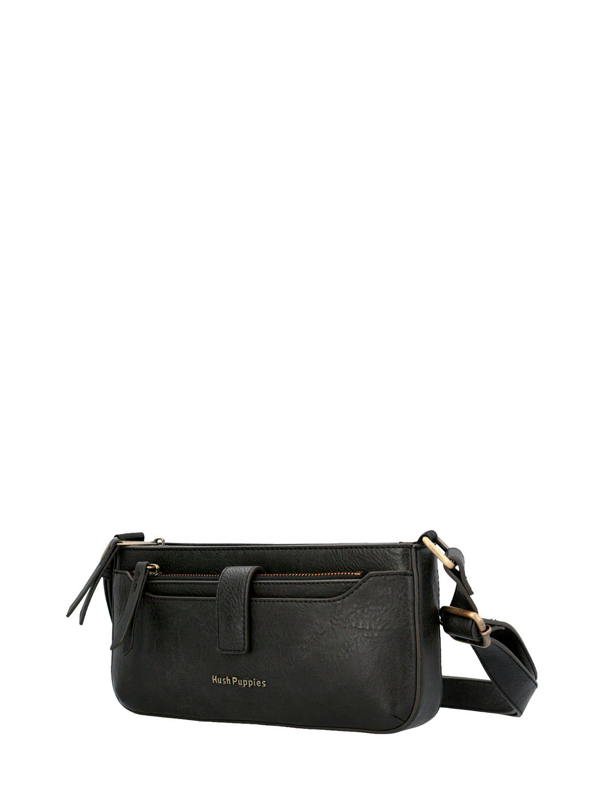 Cartera Ecocuero Mujer Drina Cross Negro Hush Puppies | Hush Puppies
