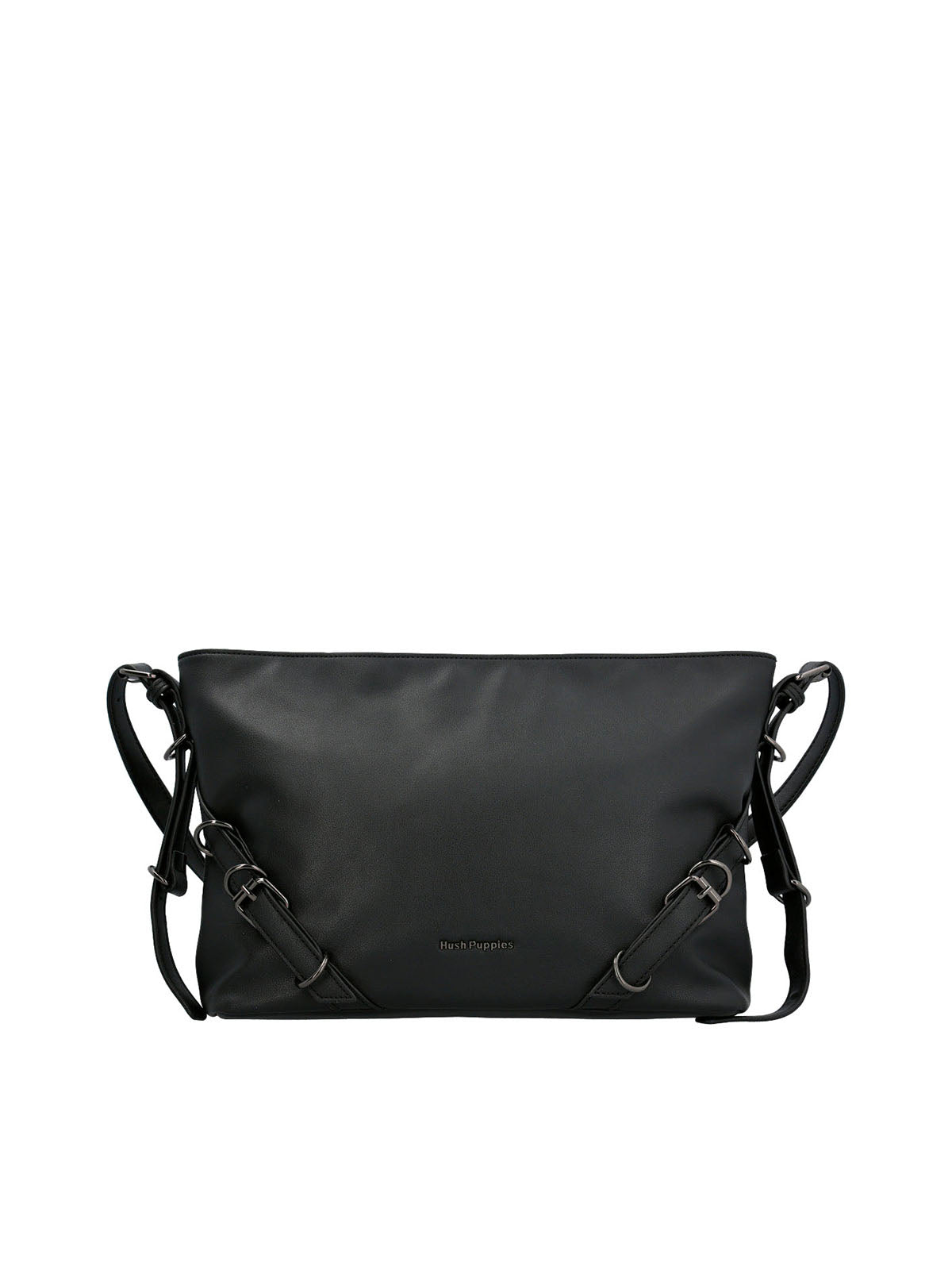Cartera Ecocuero Mujer Karin Bag Negro Hush Puppies