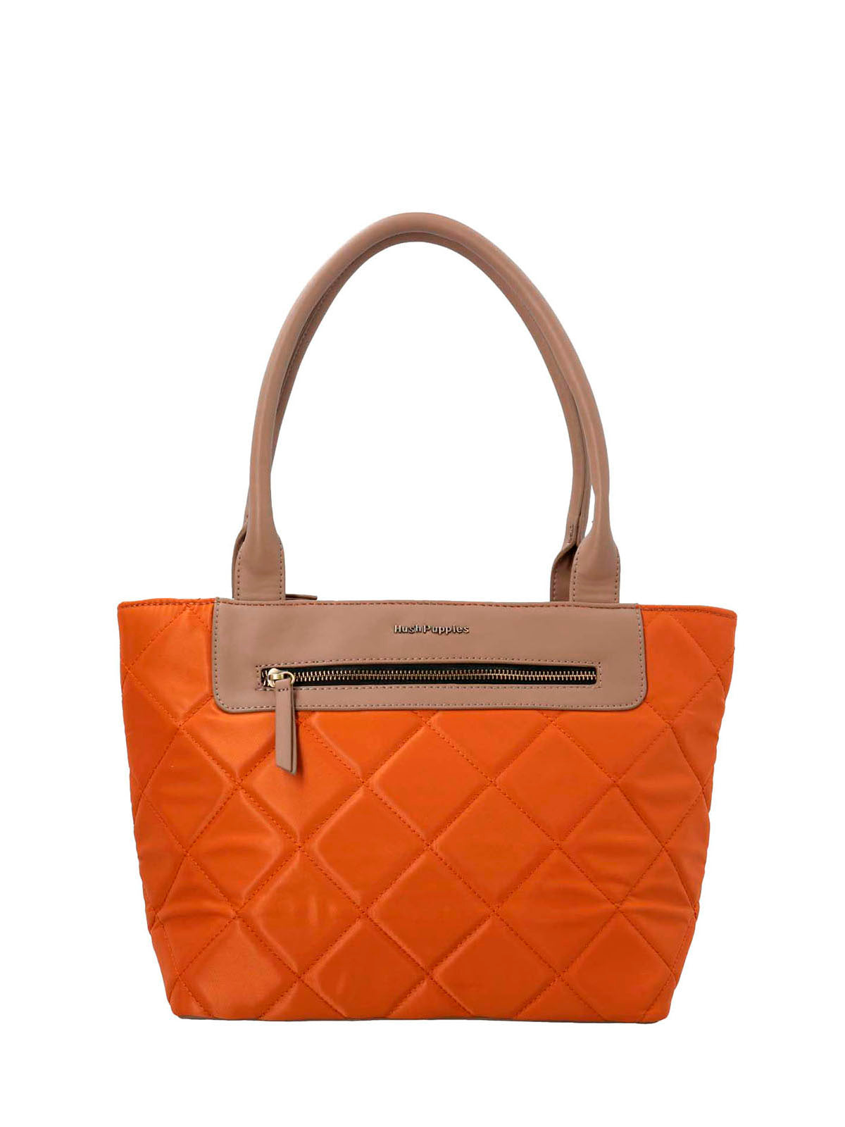 Cartera Poliester Reciclado Mujer Rosie Tote Naranjo Hush Puppies