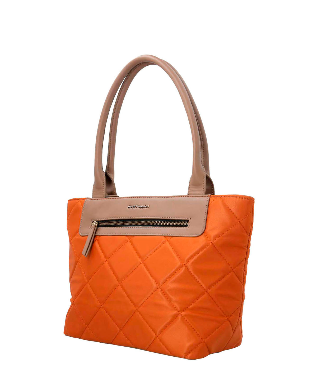Cartera Poliester Reciclado Mujer Rosie Tote Naranjo Hush Puppies | Hush Puppies