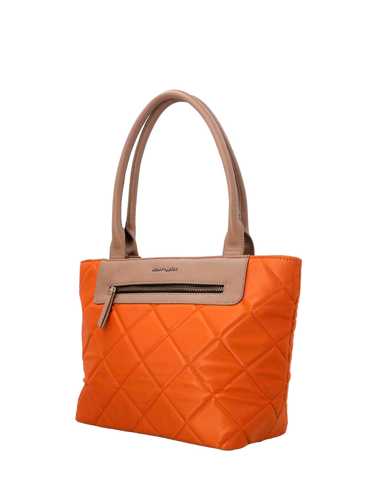 Cartera Poliester Reciclado Mujer Rosie Tote Naranjo Hush Puppies | Hush Puppies