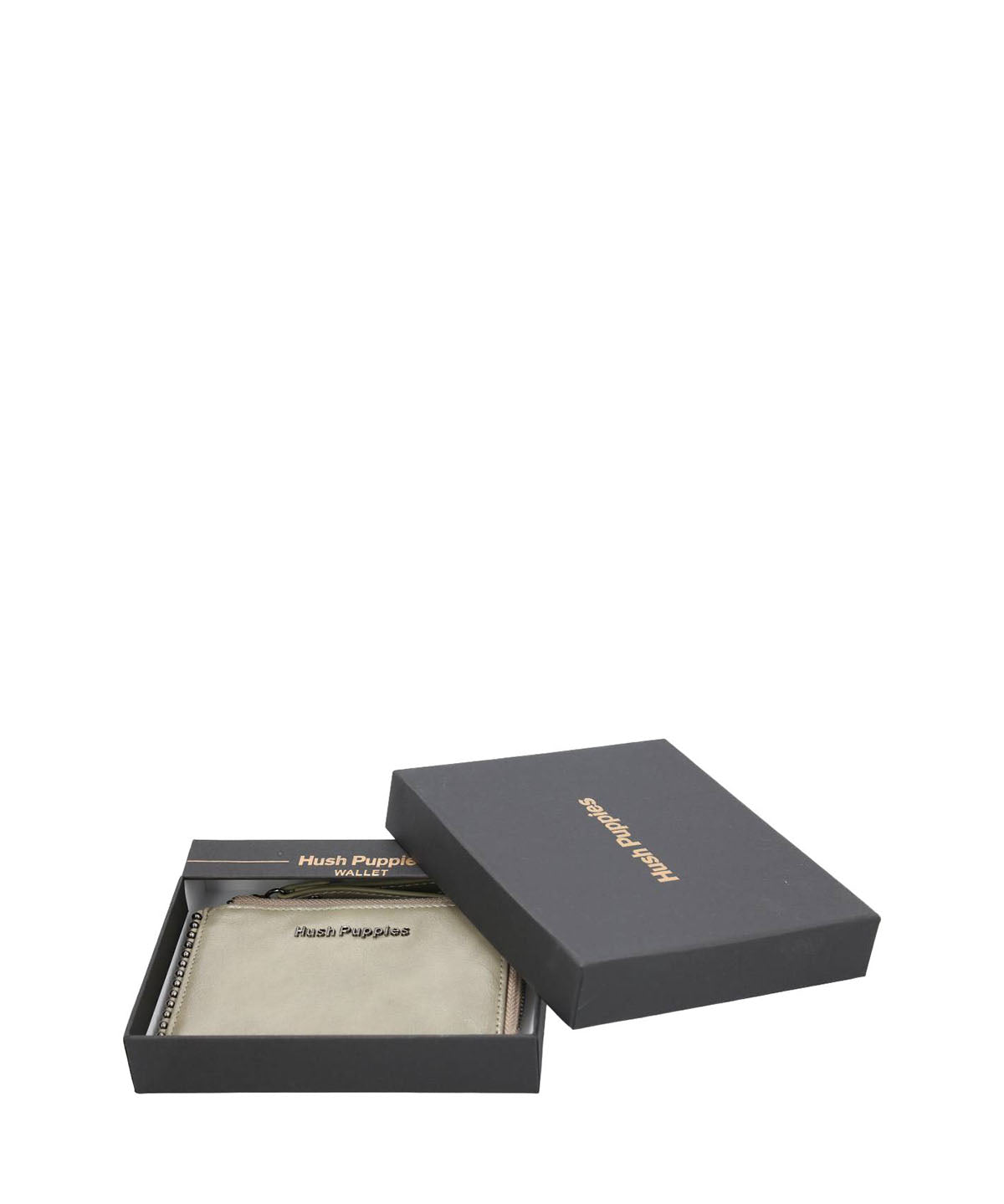 Billetera Ecocuero Mujer Kirk Zip Wallet Café Hush Puppies | Hush Puppies