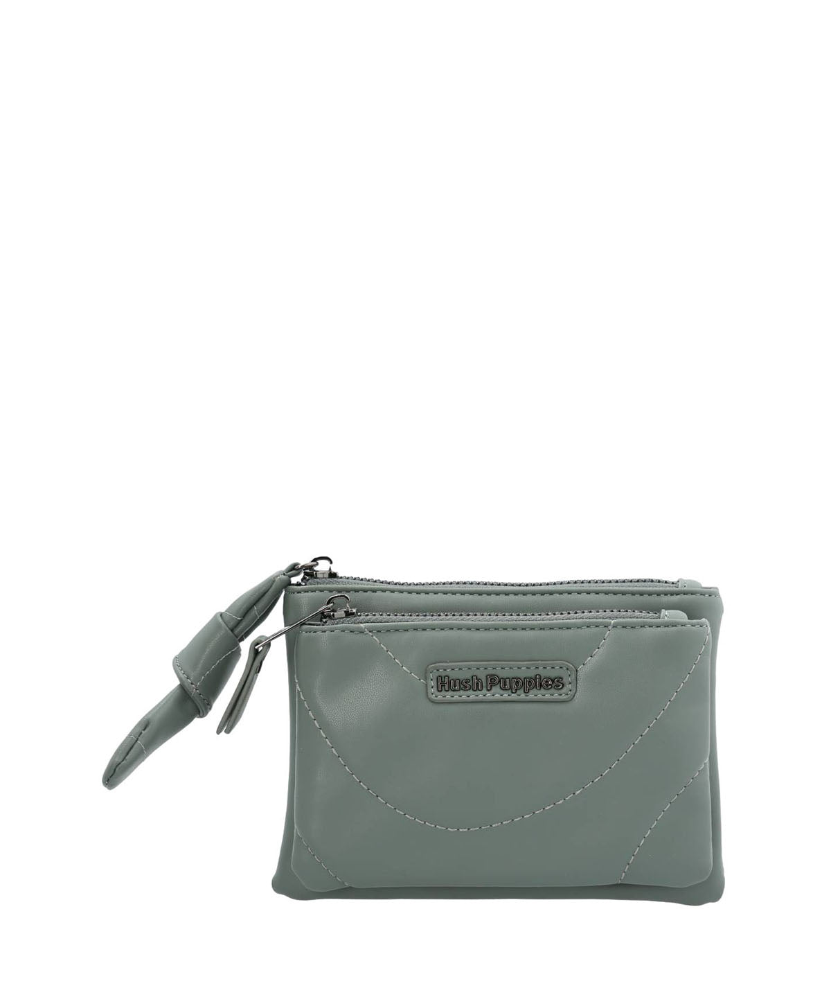 Billetera Ecocuero Mujer Quilt Zip Wallet Verde Hush Puppies | Hush Puppies