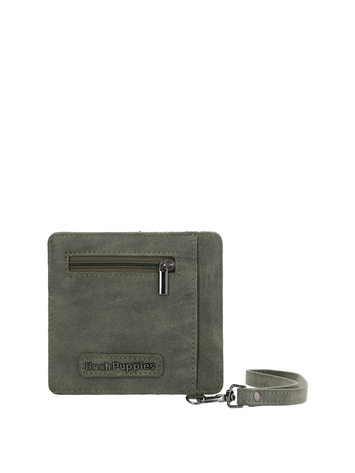 Tarjetero Ecocuero Mujer Doris Card Verde Hush Puppies