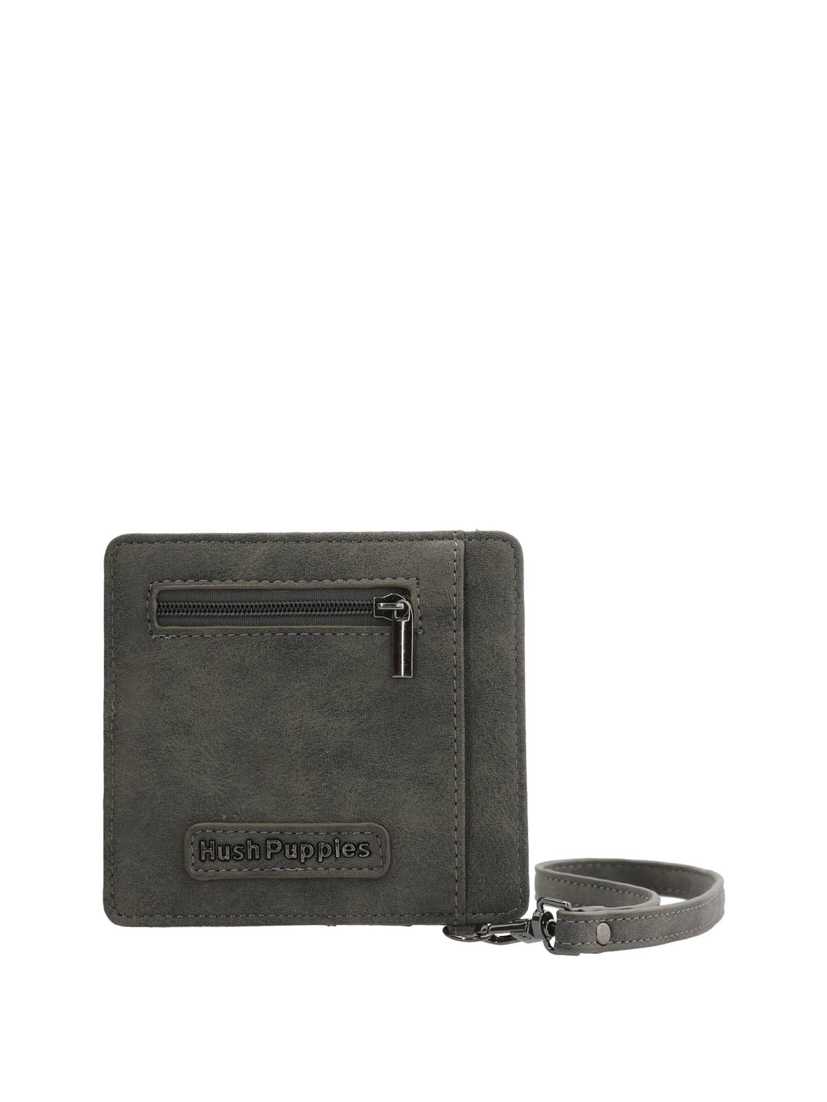 Tarjetero Ecocuero Mujer Doris Card Gris Hush Puppies
