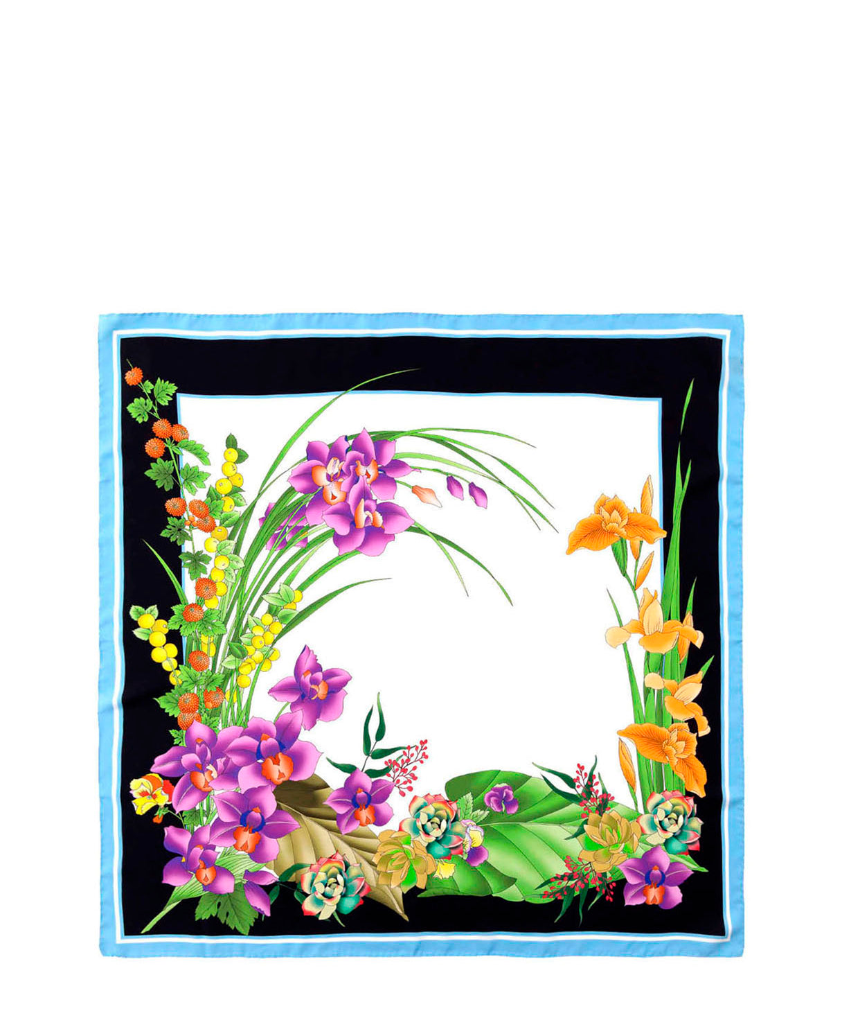 Pañuelo Seda Mujer Silk Agata Scarf Multicolor Hush Puppies