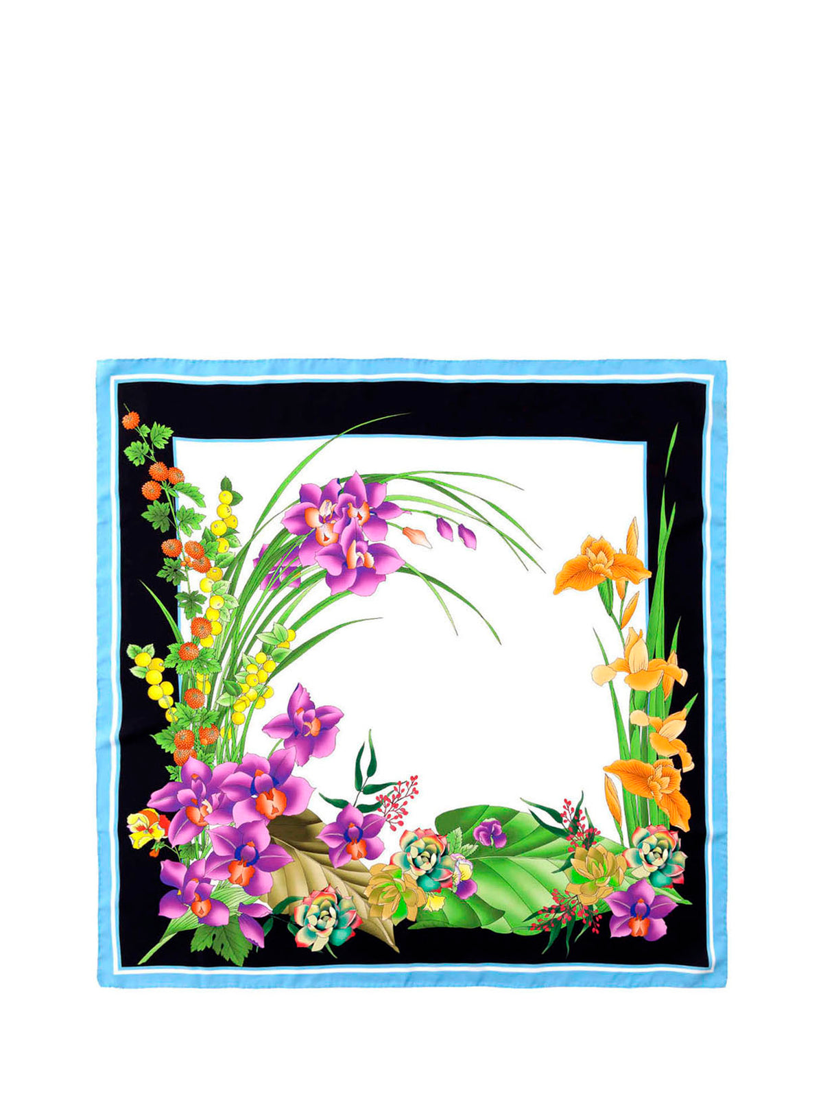 Pañuelo Seda Mujer Silk Agata Scarf Multicolor Hush Puppies