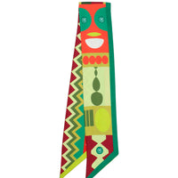 Pañuelo Seda Mujer Silk Tb Anna Scarf Verde Hush Puppies | Hush Puppies