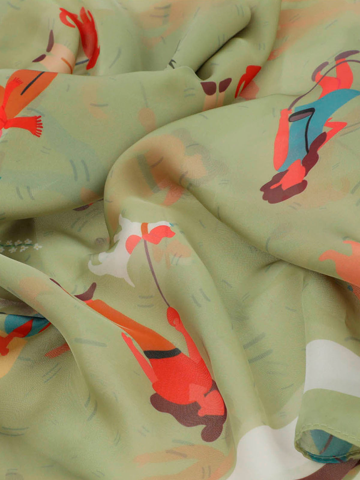 Pañuelo  Mujer Hp Scarf Dogs Multicolor Hush Puppies