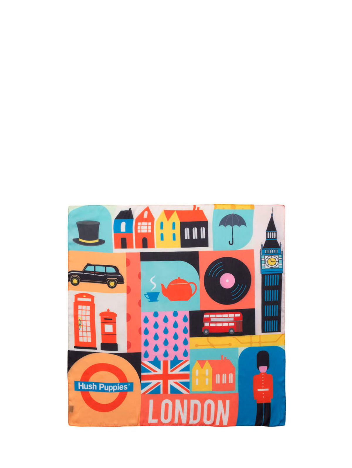 Pañuelo  Mujer Hp Scarf London Multicolor Hush Puppies
