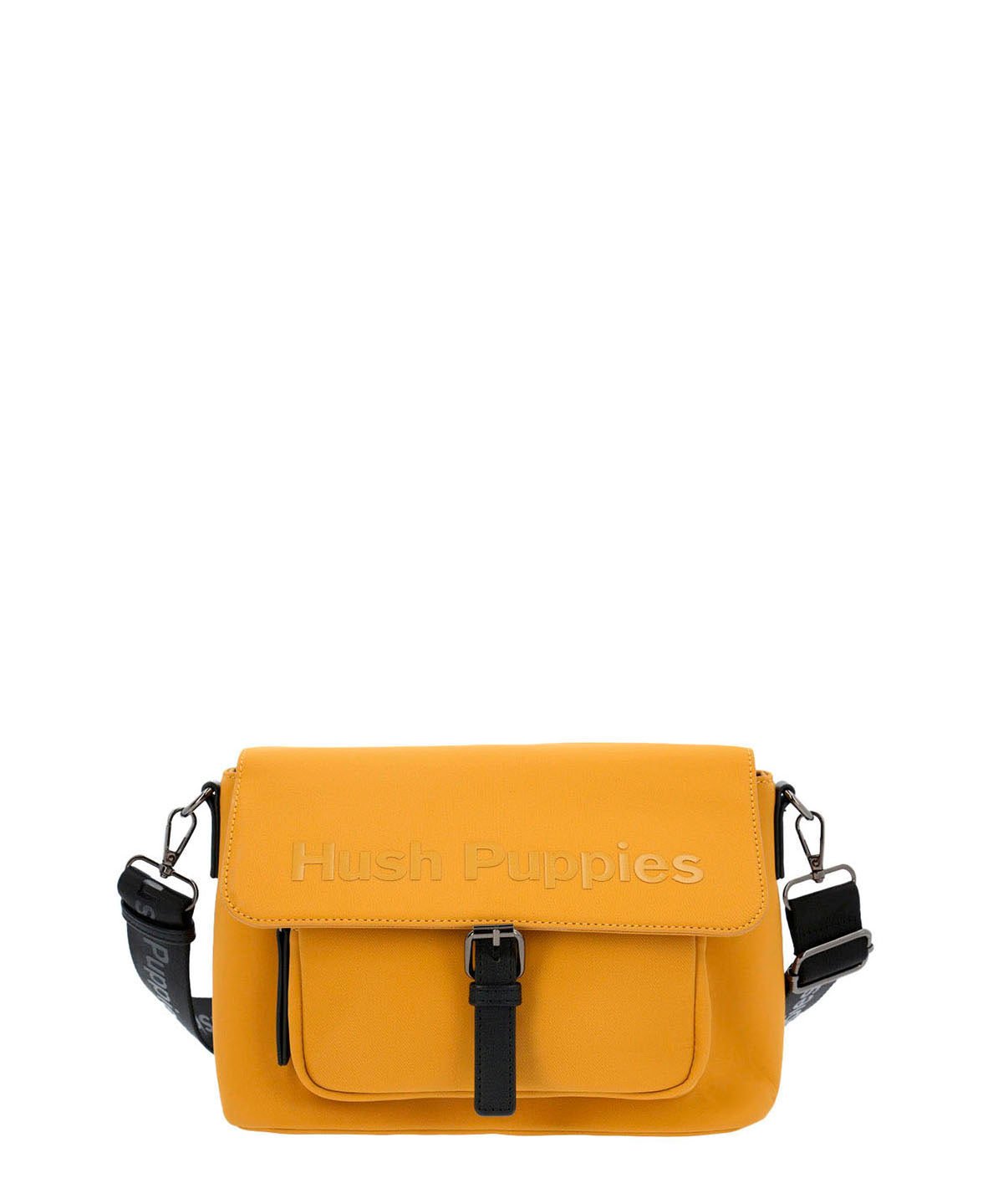 Cartera Ecocuero Mujer Harris Cross Amarillo Hush Puppies