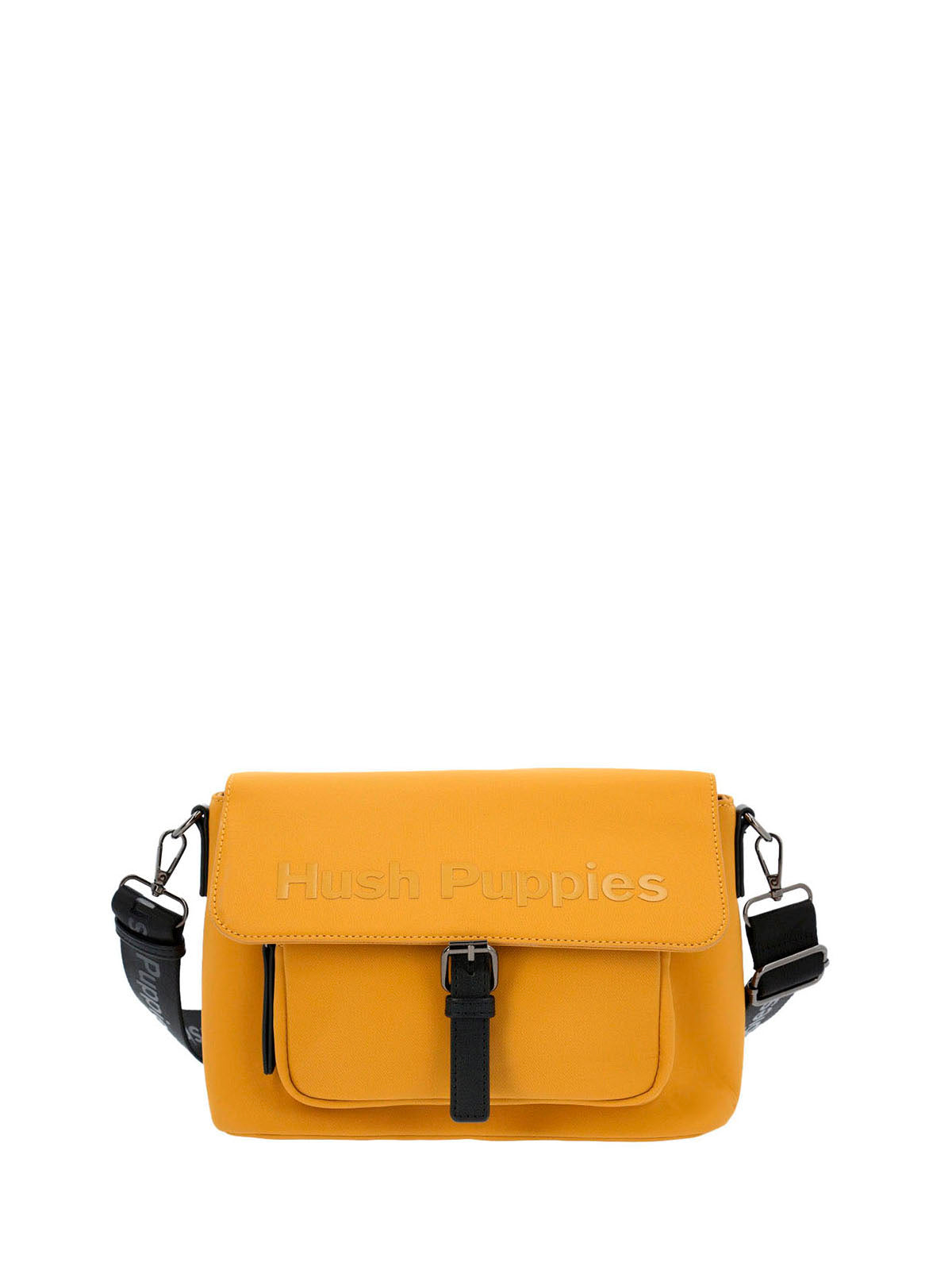 Cartera Ecocuero Mujer Harris Cross Amarillo Hush Puppies