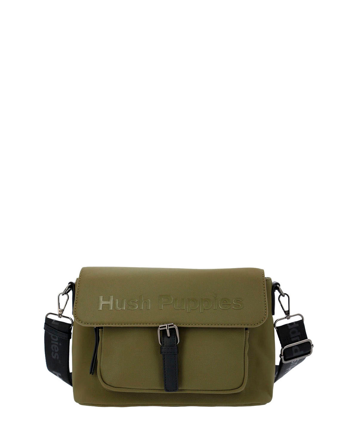 Cartera Ecocuero Mujer Harris Cross Verde Hush Puppies